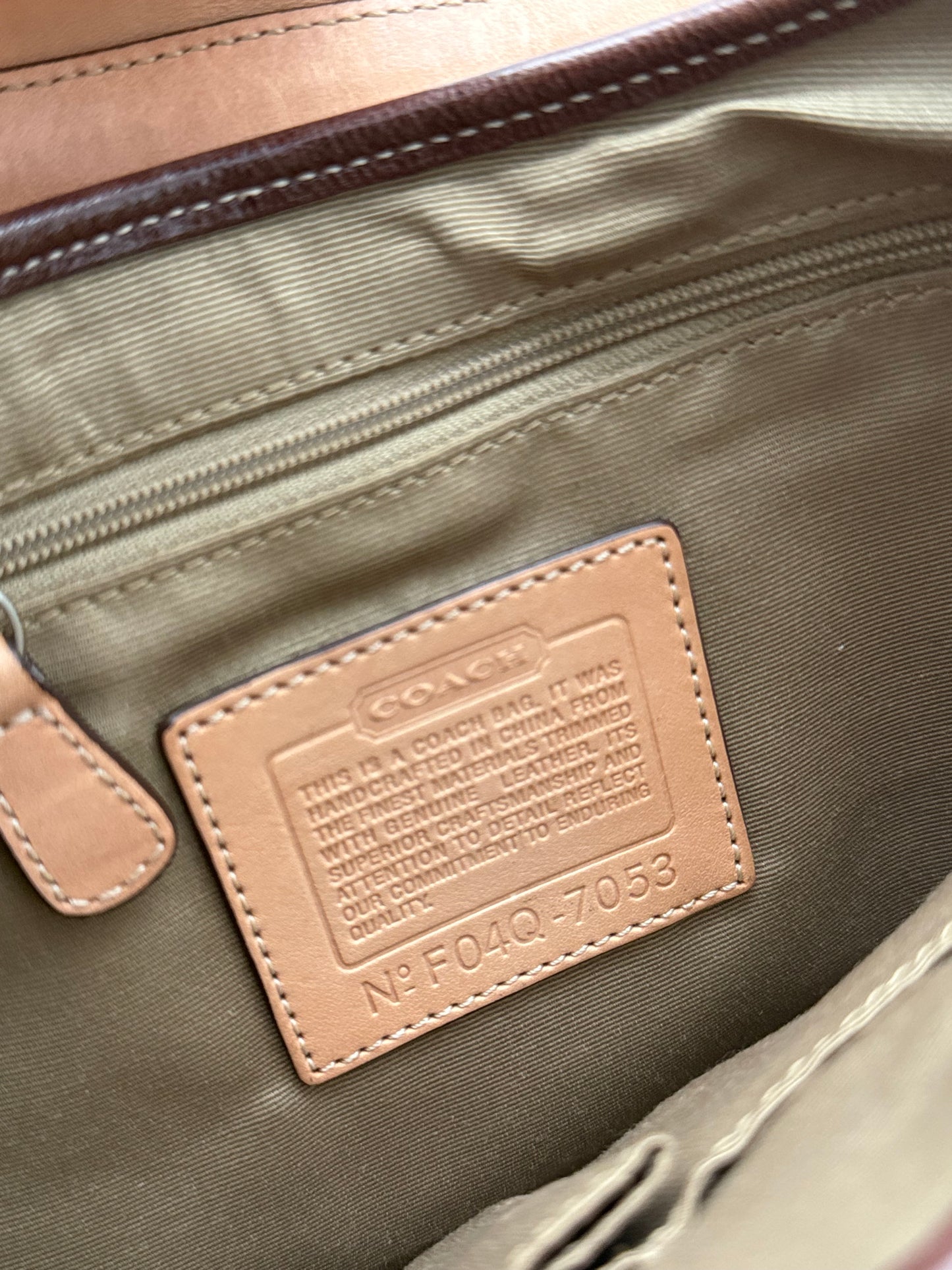 Coach Signature Buckle Shoulder Bag