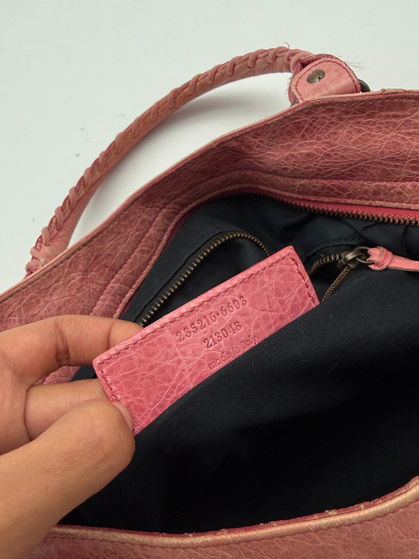 Balenciaga Classic City Bag – Pink Leather