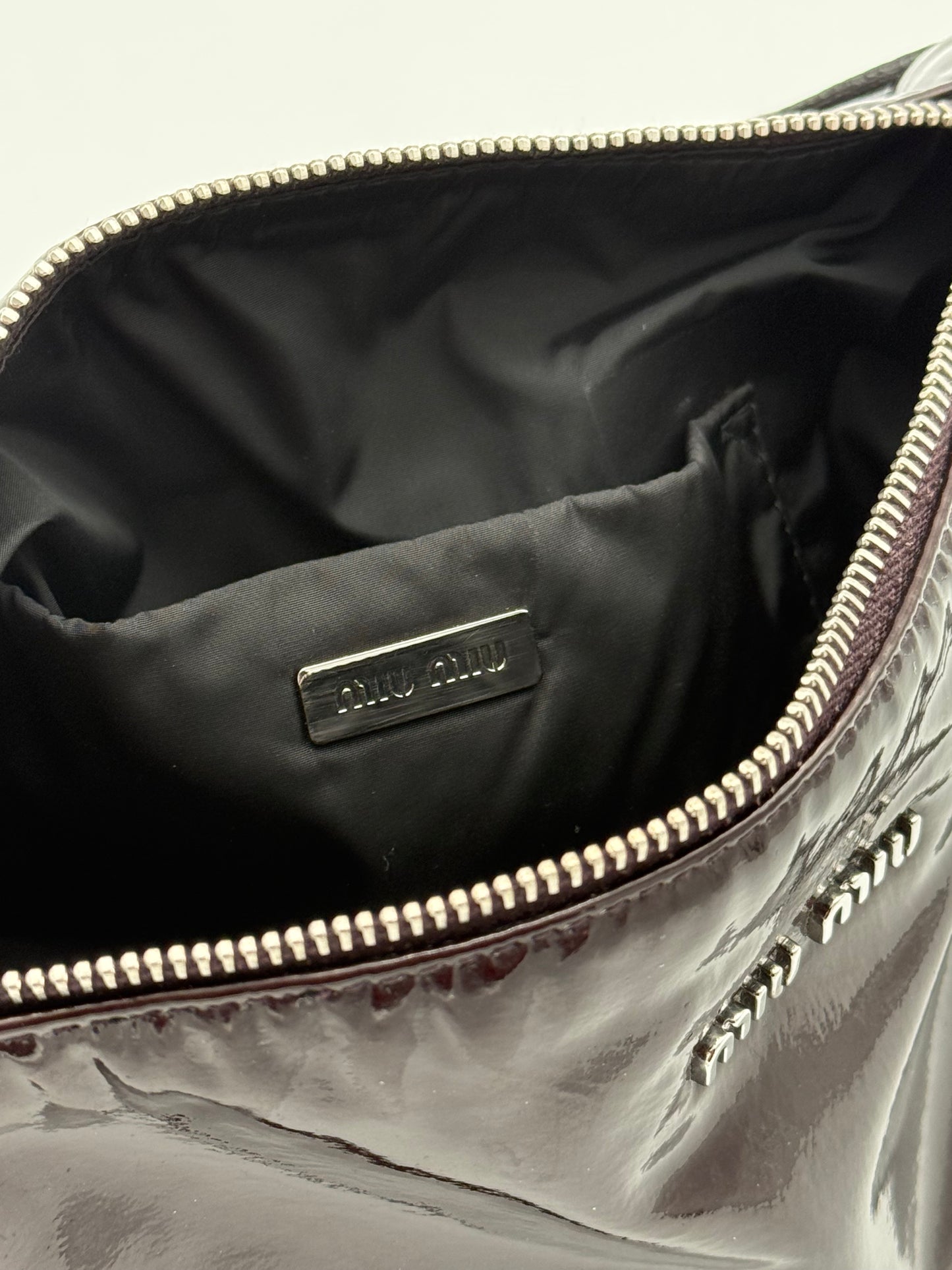 Miu Miu Patent Leather Shoulder Bag