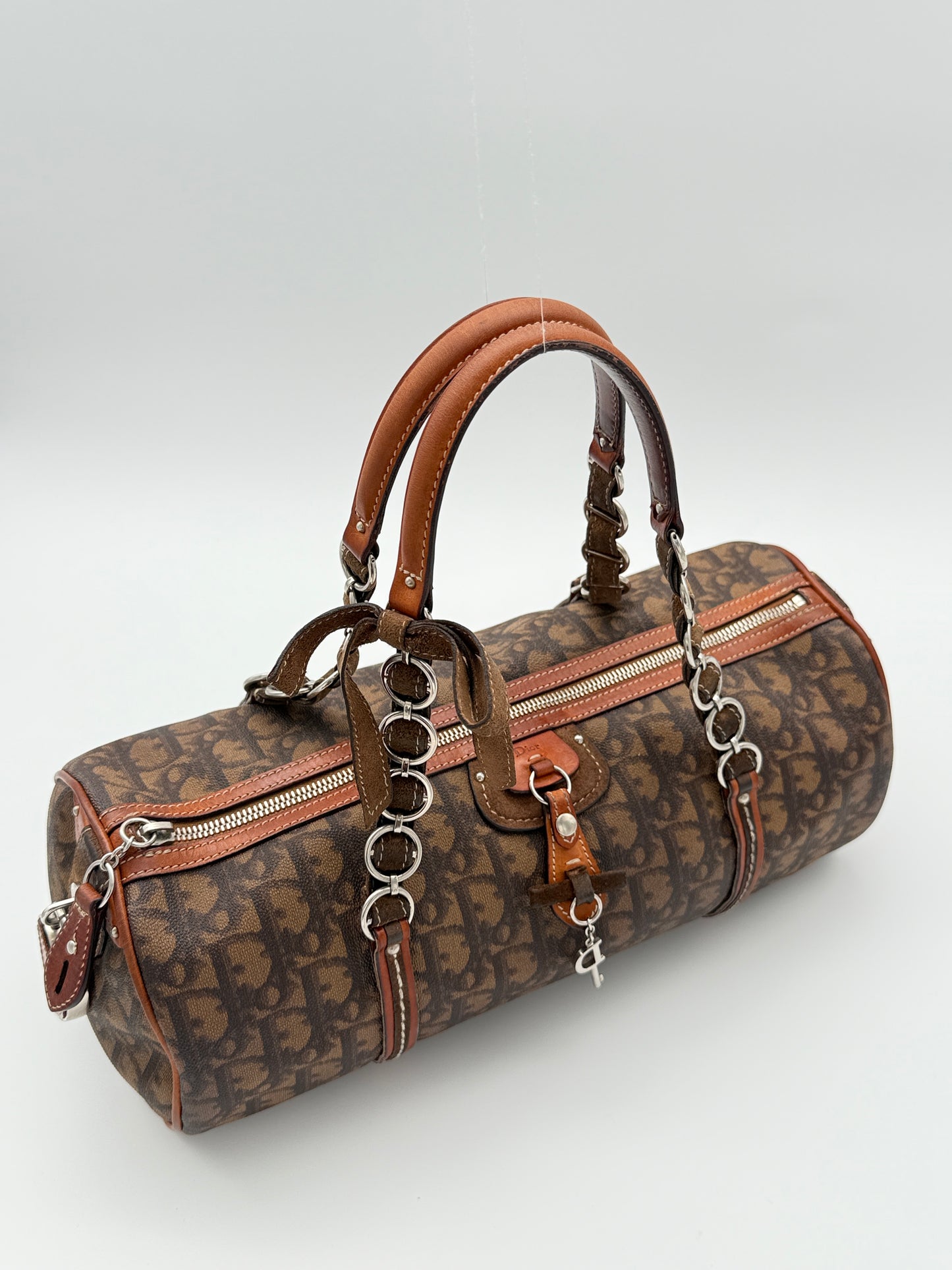 Christian Dior Romantic Trotter Barrel Bag