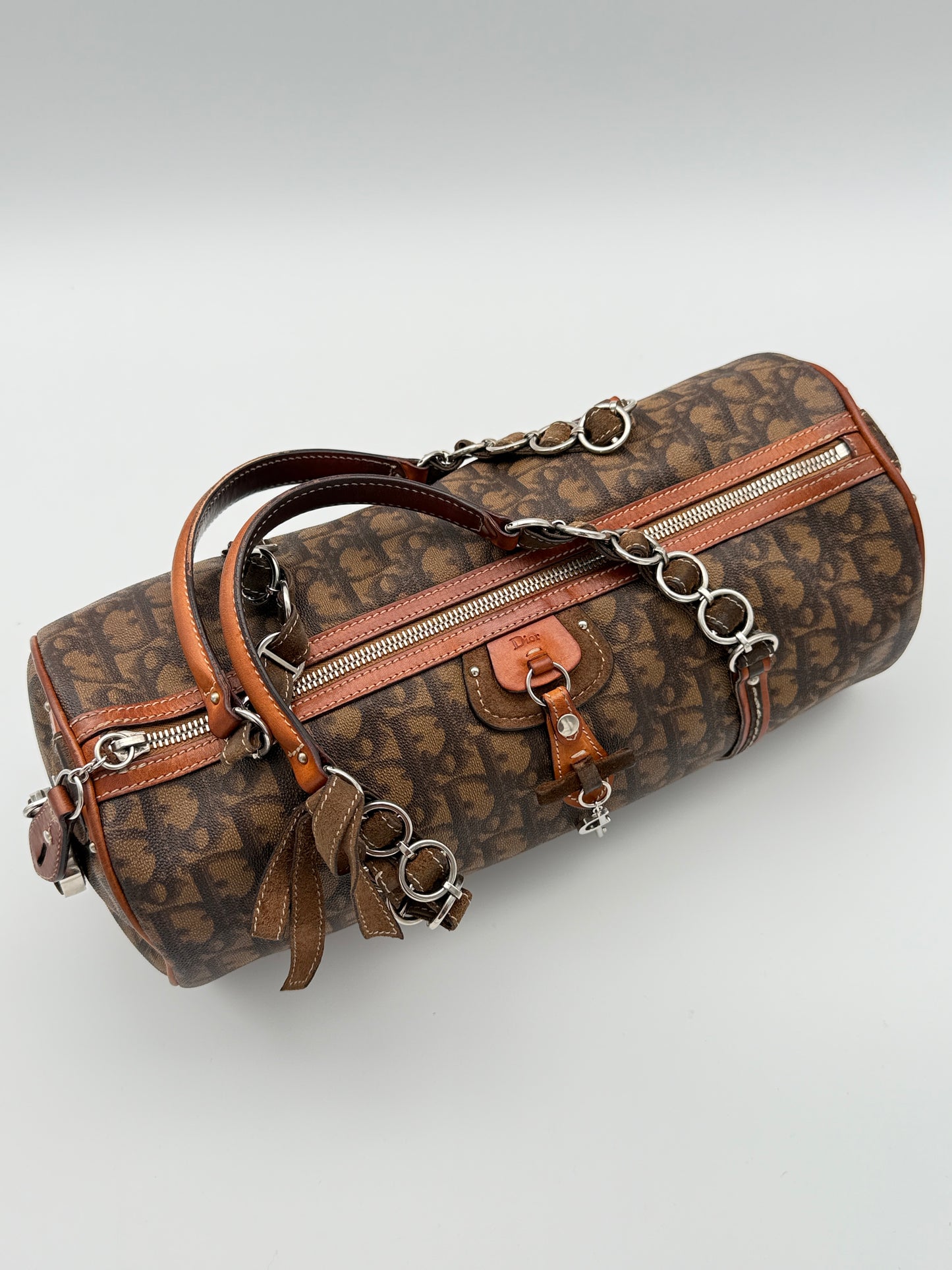 Christian Dior Romantic Trotter Barrel Bag