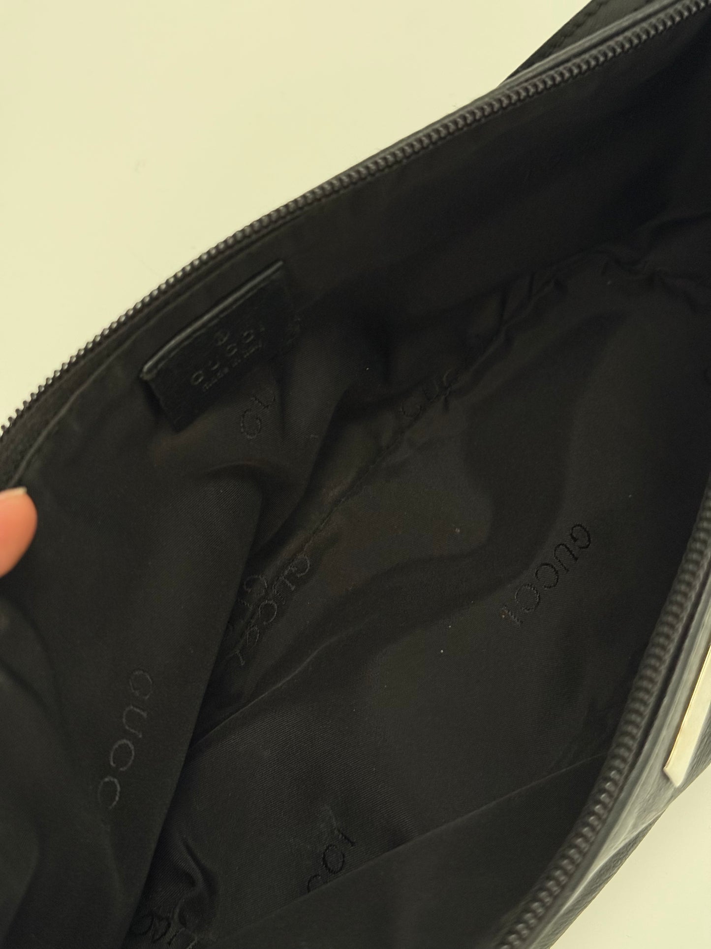 Gucci Black Leather Mini Shoulder Bag