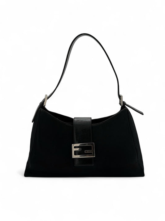 Fendi Baguette canvas Nylon HandBag