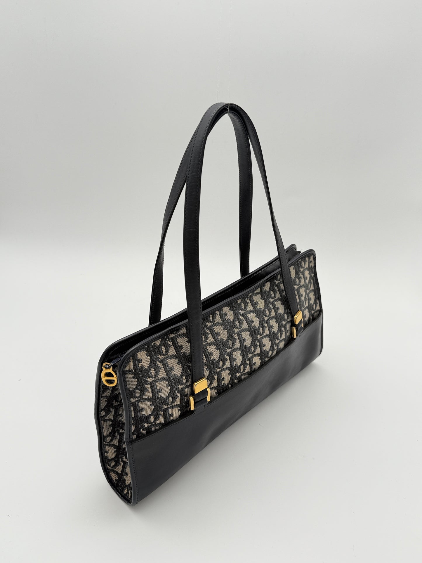 Christian Dior Diorissimo Canvas Shoulder Bag