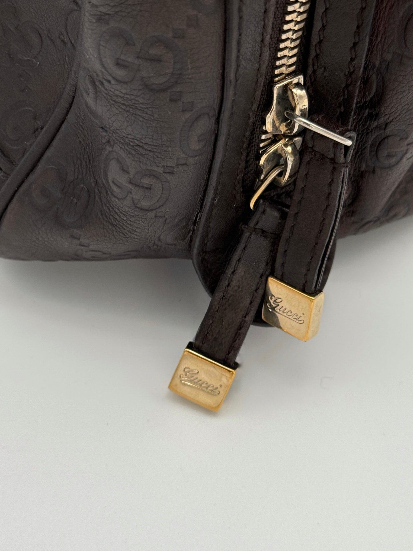 Gucci Princy Dark Burgundy GG Leather Bag
