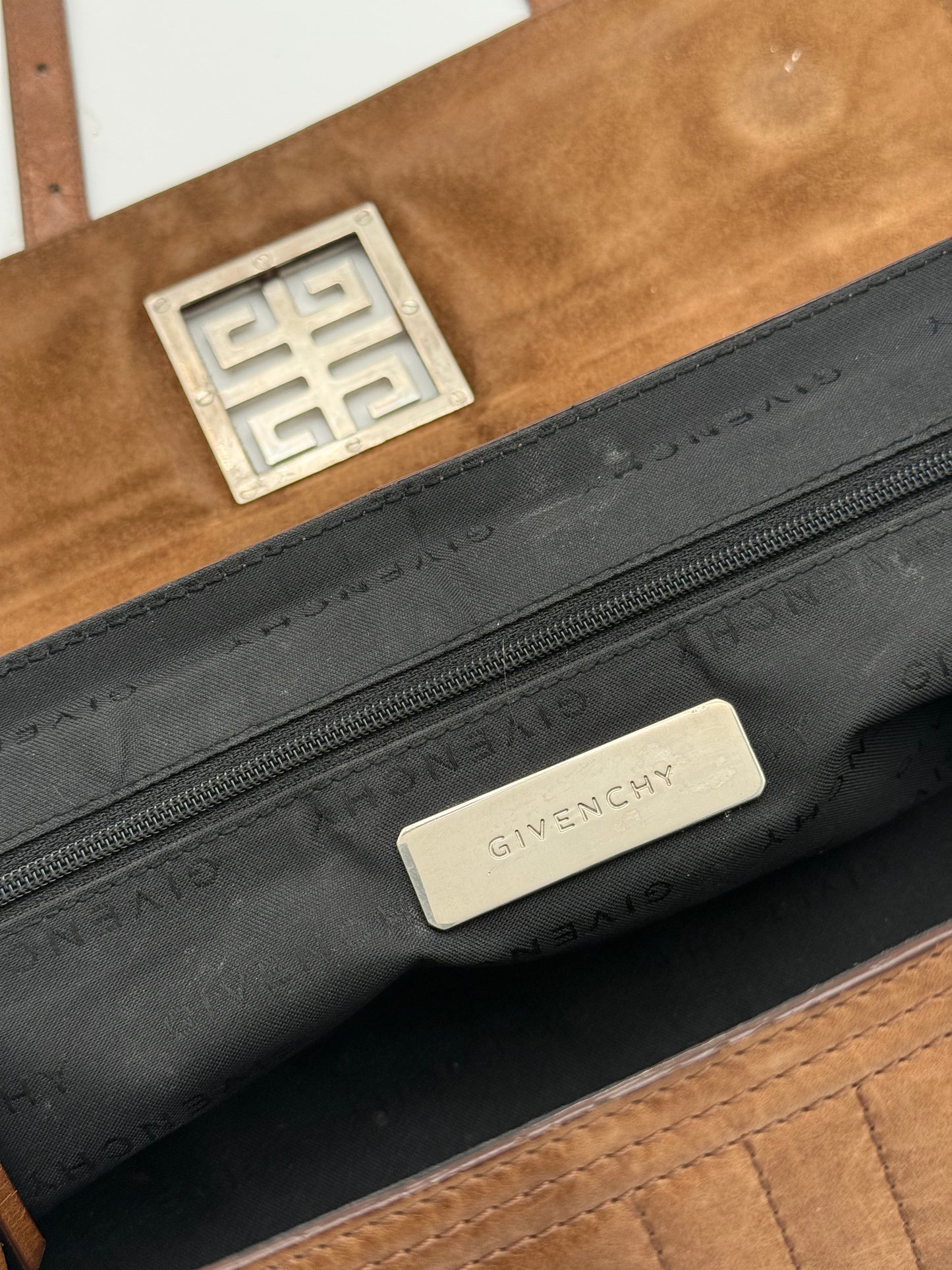 Givenchy Crinkled Leather Shoulder Bag