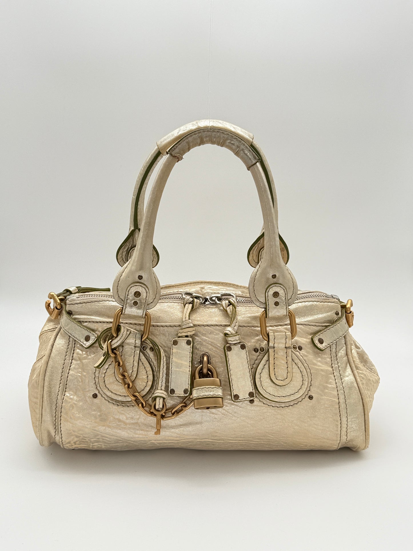 Chloé Paddington Metallic Gold Bag