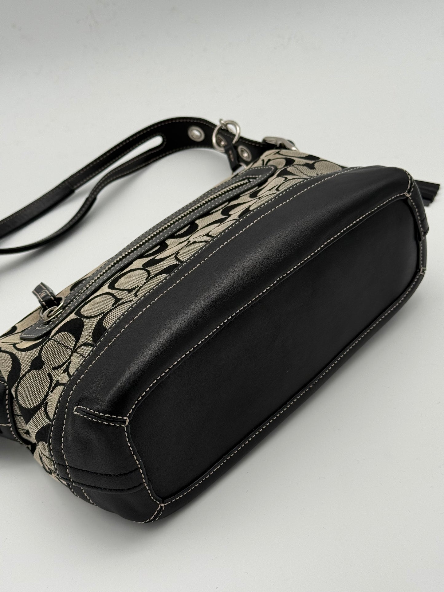 Coach Signature Jacquard Shoulder Bag