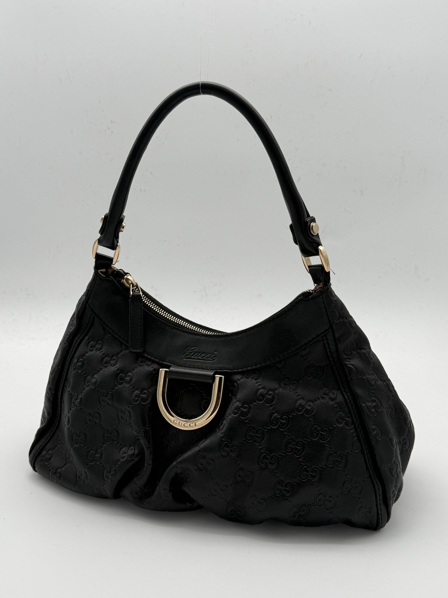 Gucci Guccissima Leather Shoulder Bag
