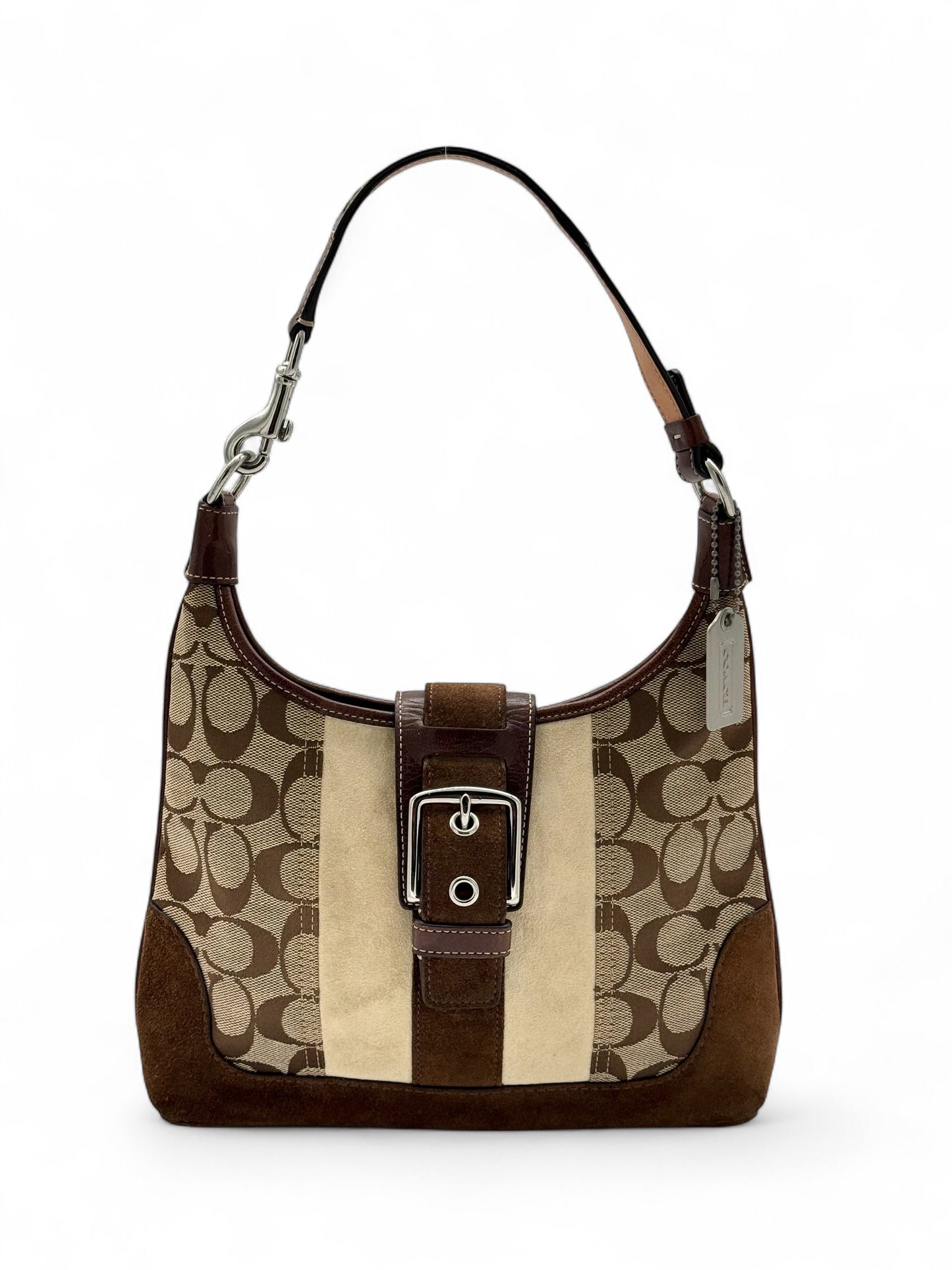 Coach Signature Buckle Shoulder Bag
