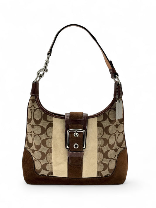 Coach Signature Buckle Shoulder Bag