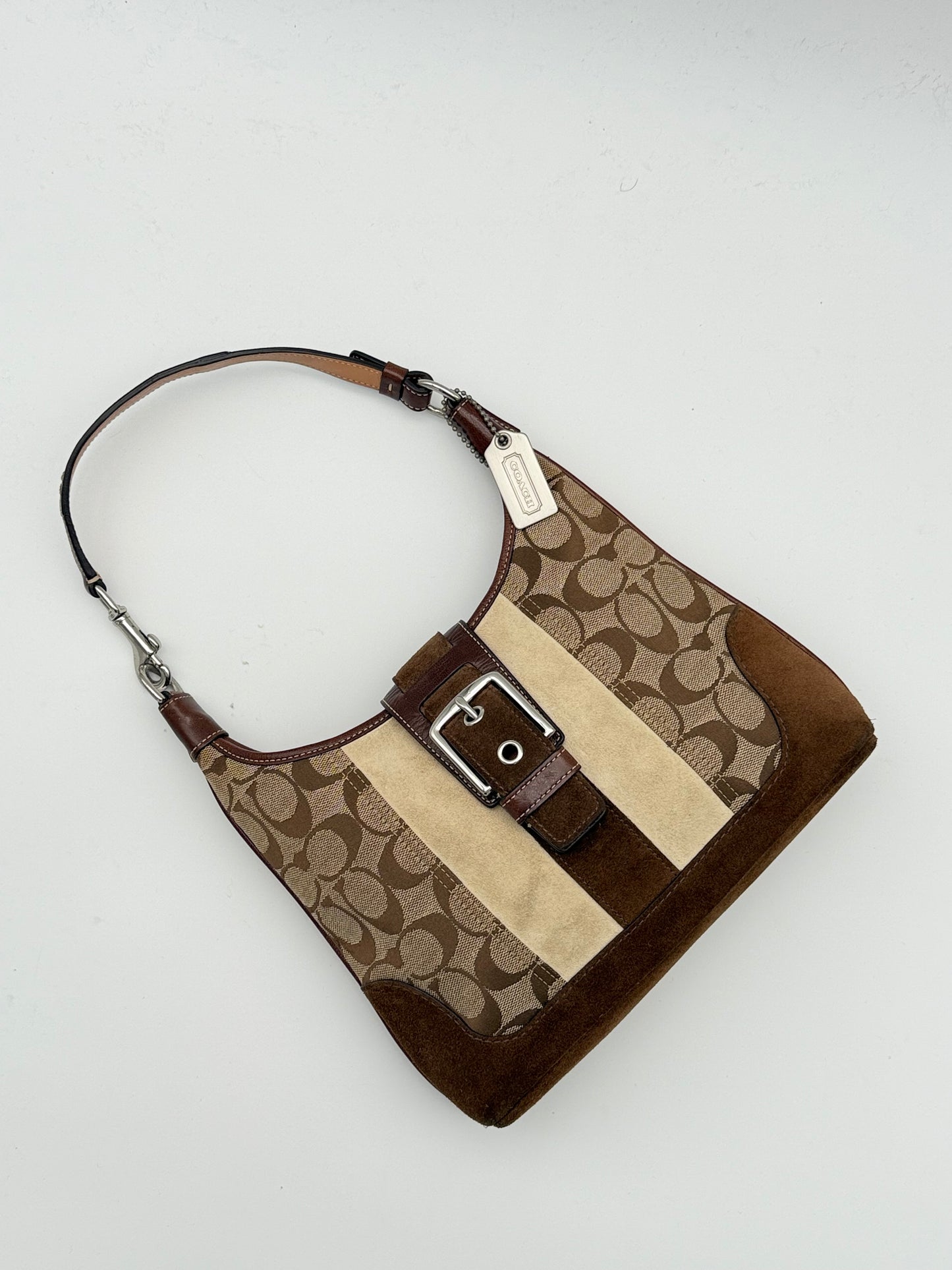 Coach Signature Buckle Shoulder Bag