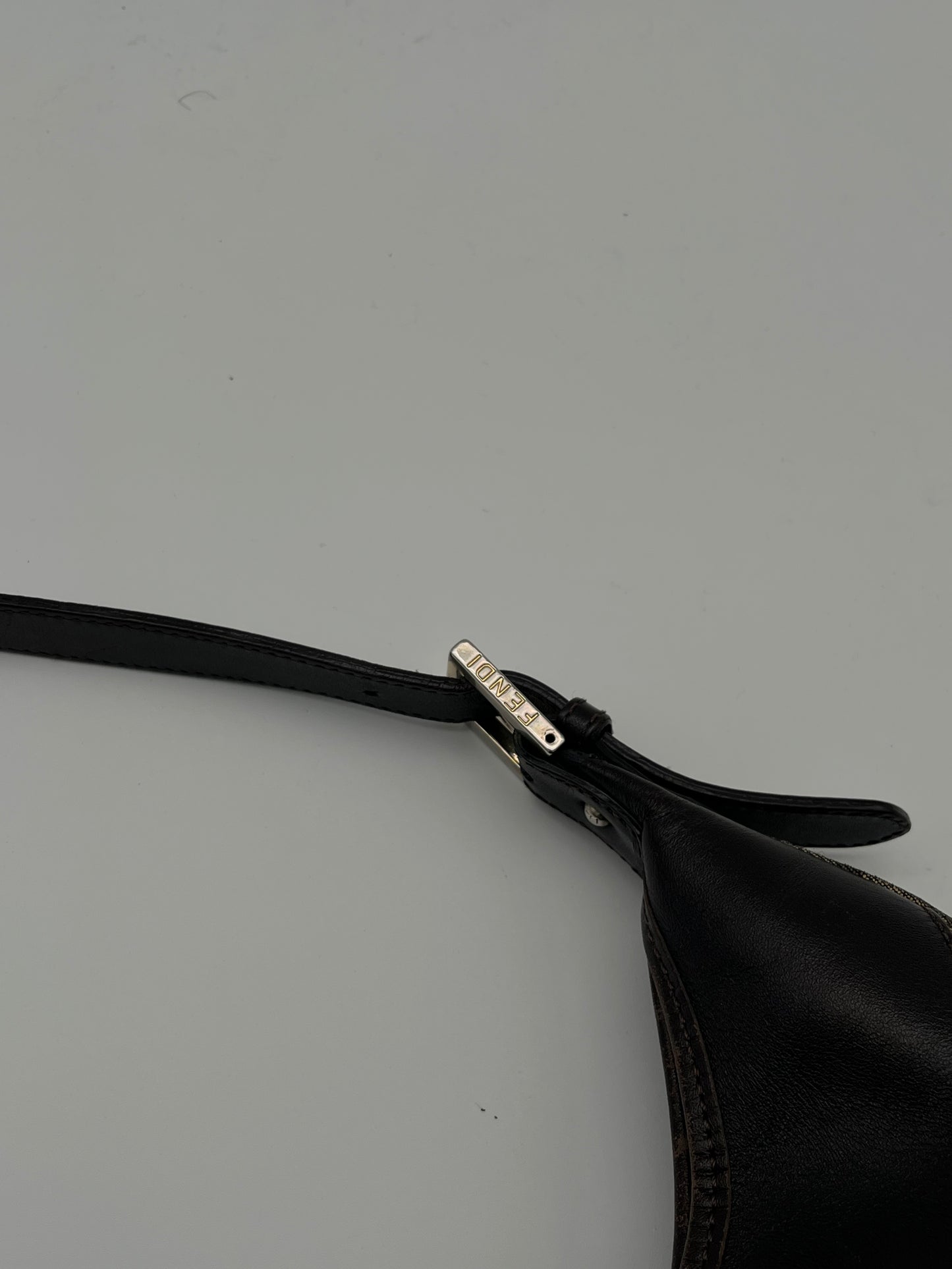 Fendi FF Canvas Shoulder Bag