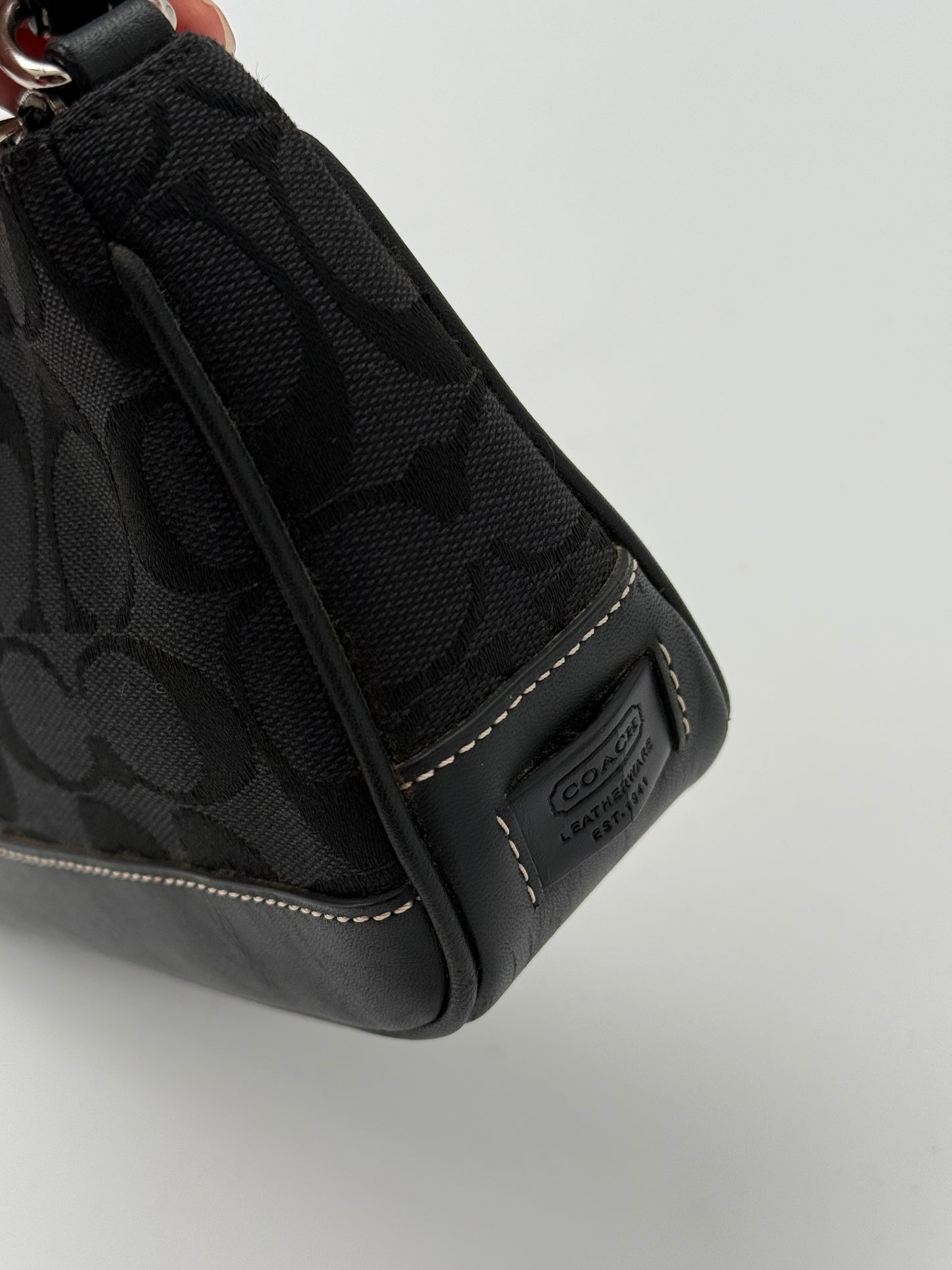 Coach Signature Jacquard Shoulder Bag
