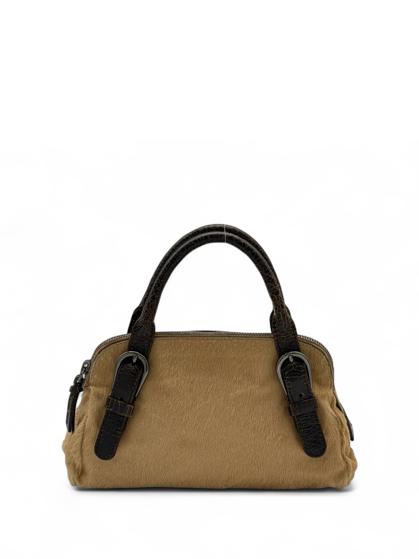 Miu Miu Brown Pony Hair Handbag