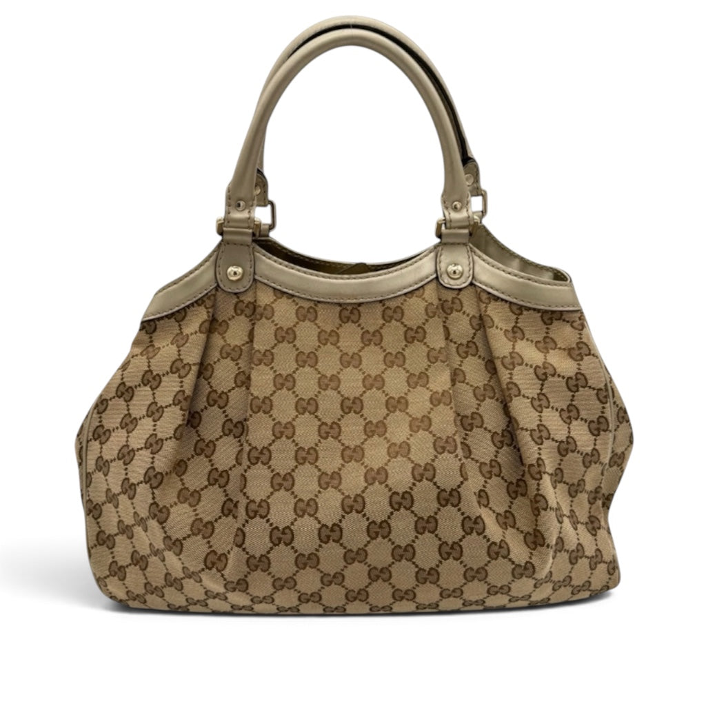 Gucci Sukey Large GG Canvas Bag