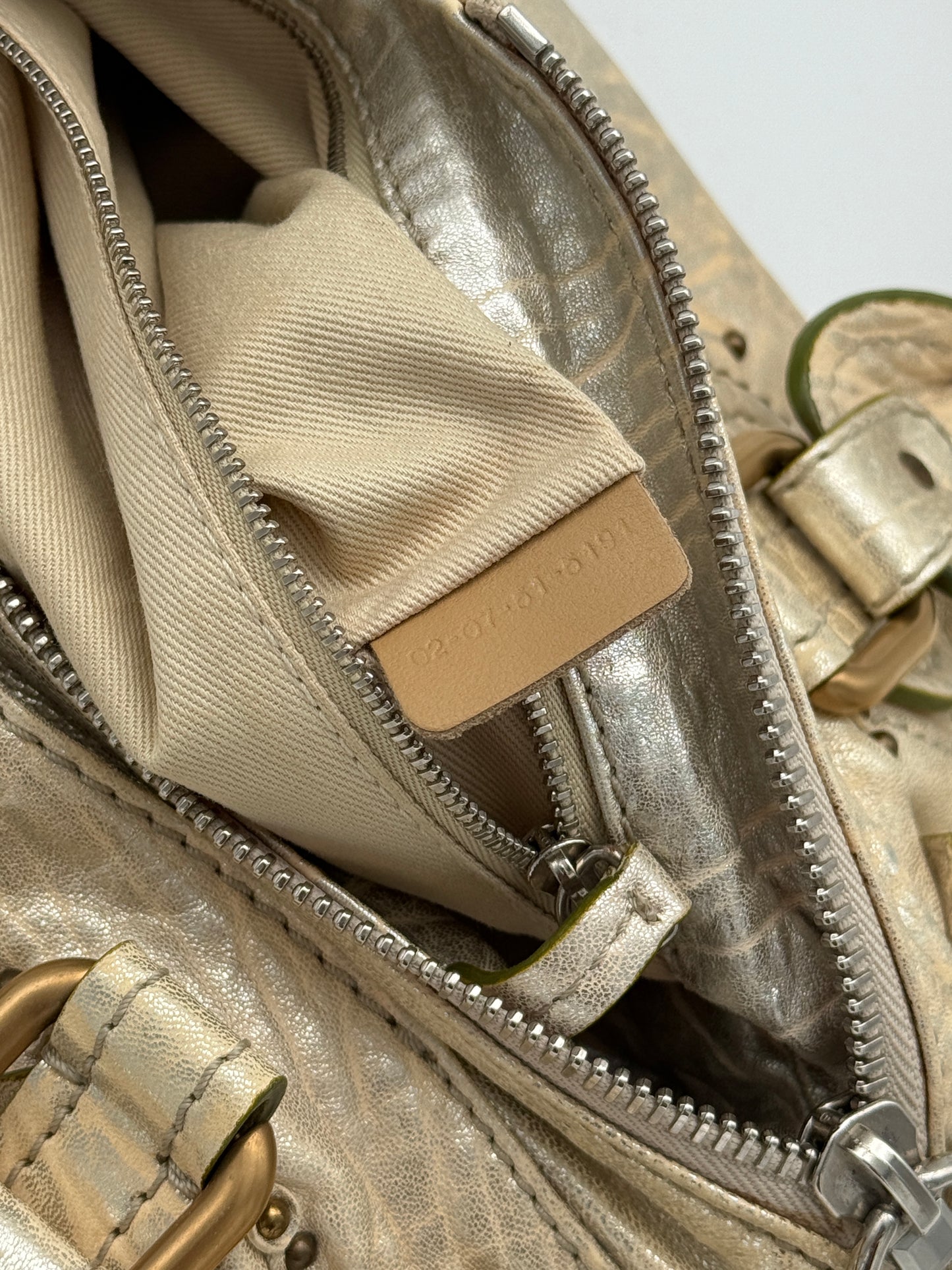 Chloé Paddington Metallic Gold Bag
