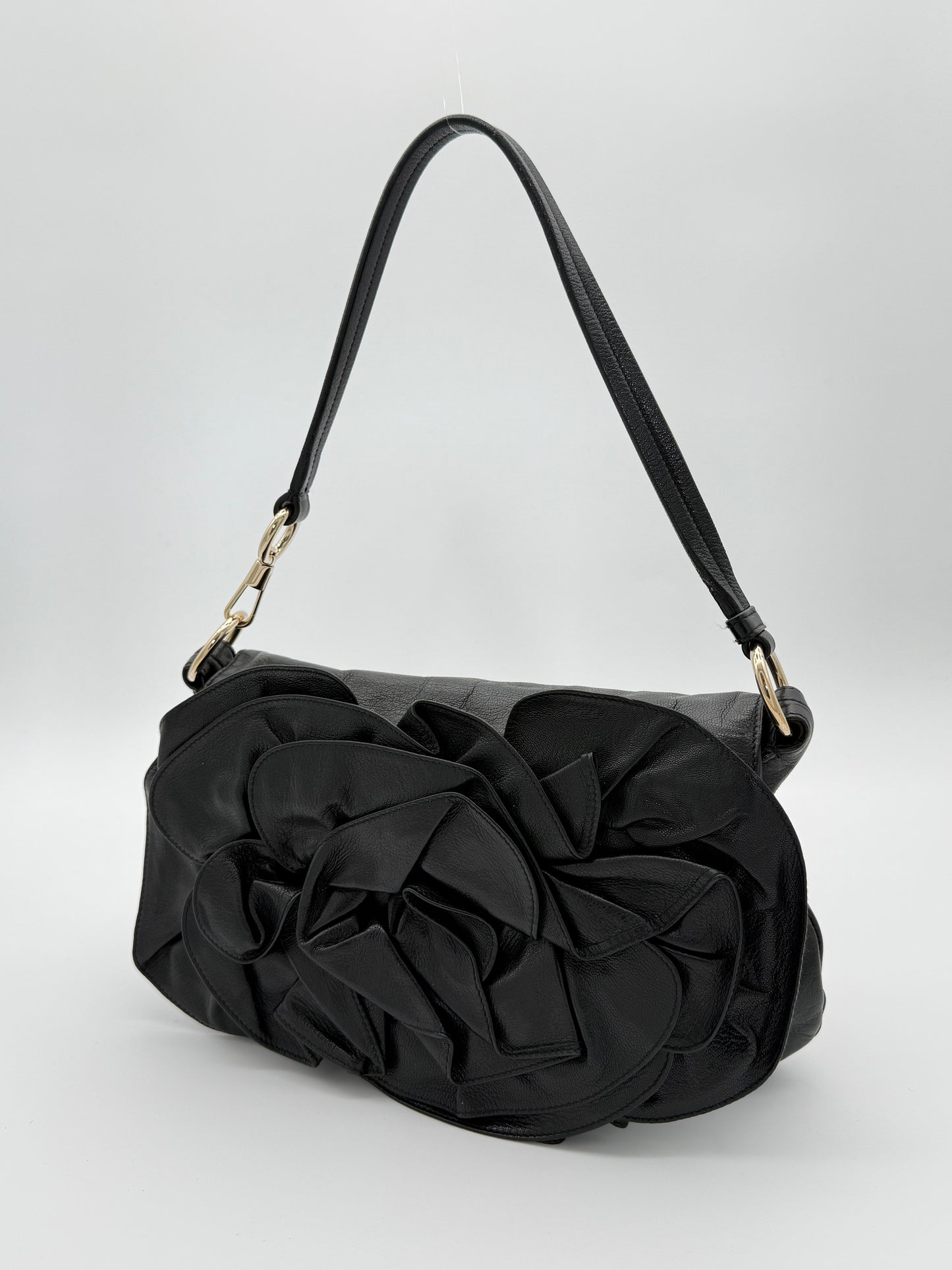 Yves Saint Laurent Nadja Floral Shoulder Bag