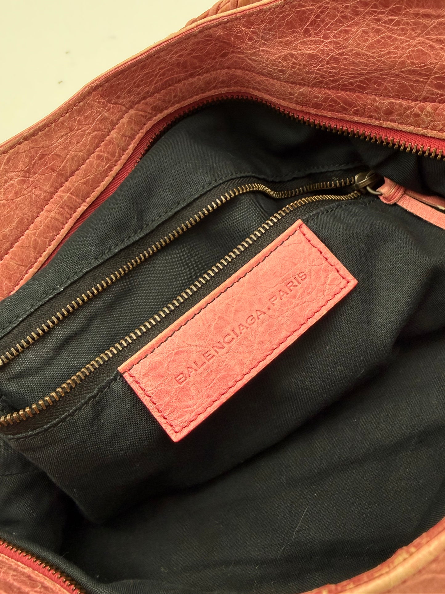 Balenciaga Classic City Bag – Pink Leather