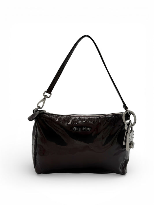 Miu Miu Patent Leather Shoulder Bag