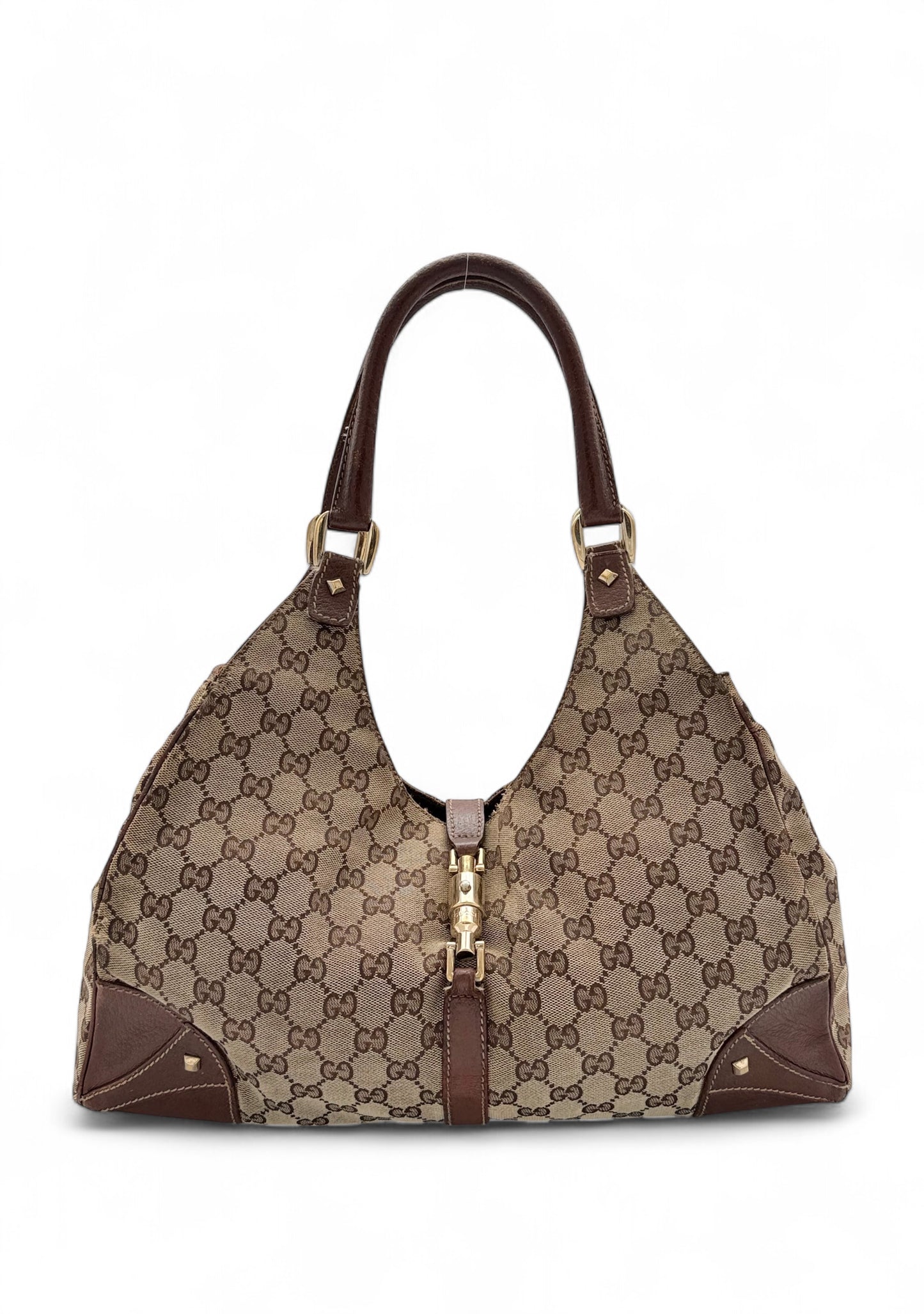 Gucci Monogram Canvas Shoulder Bag