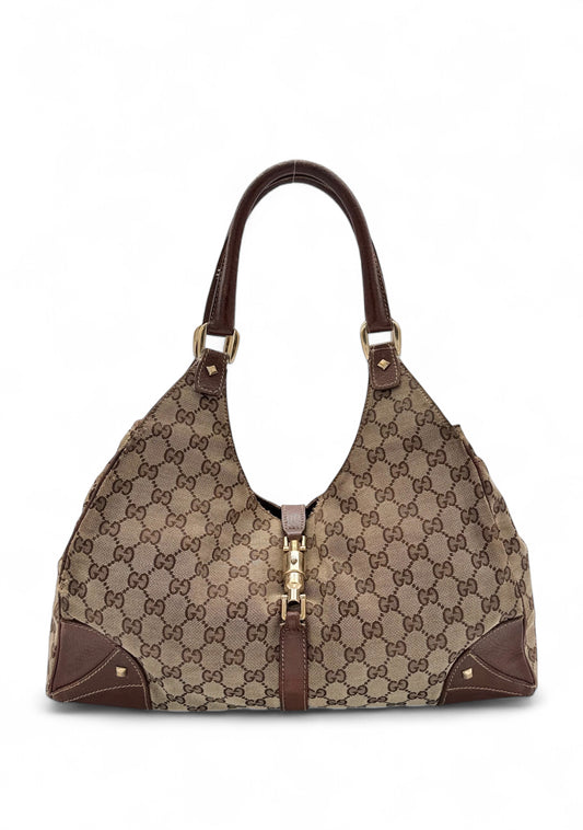 Gucci Monogram Canvas Shoulder Bag