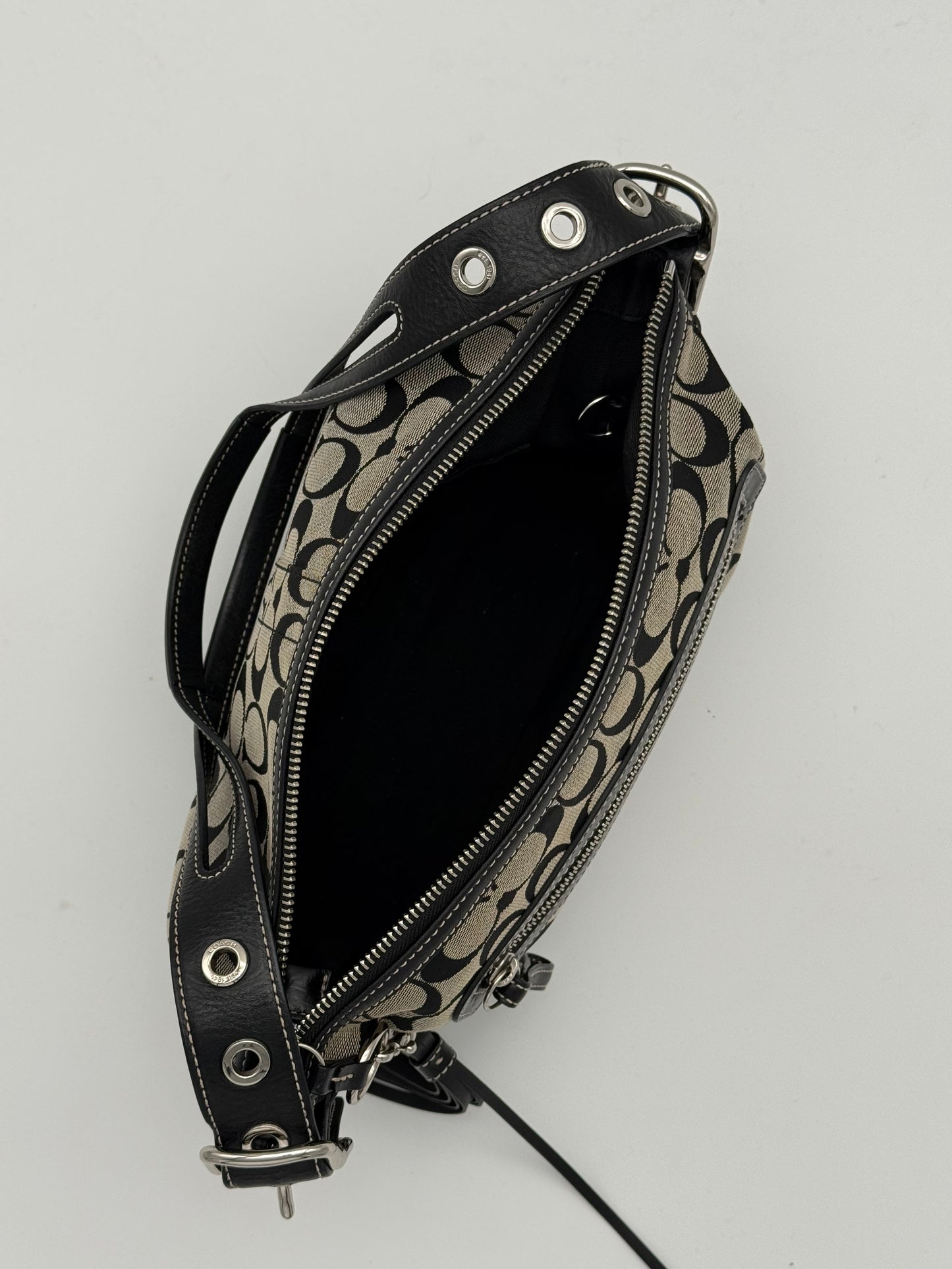 Coach Signature Jacquard Shoulder Bag