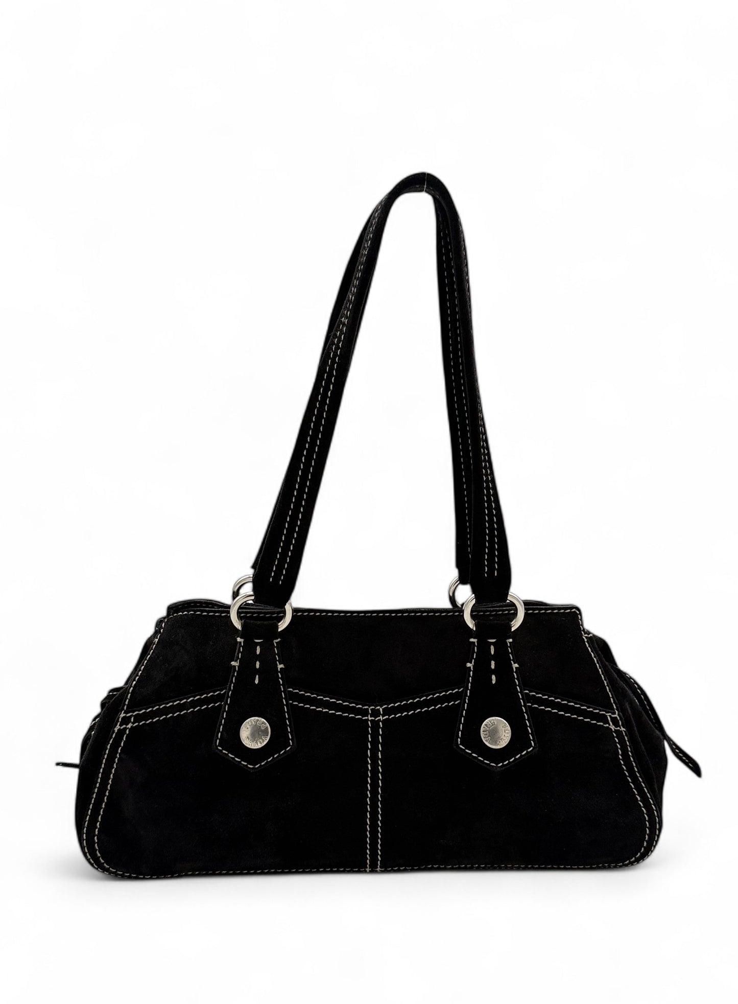 Prada Suede Shoulder Bag