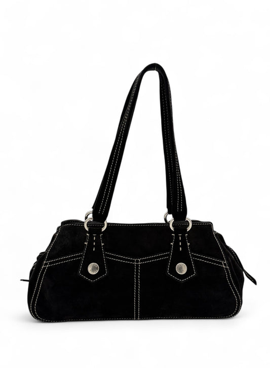 Prada Suede Shoulder Bag