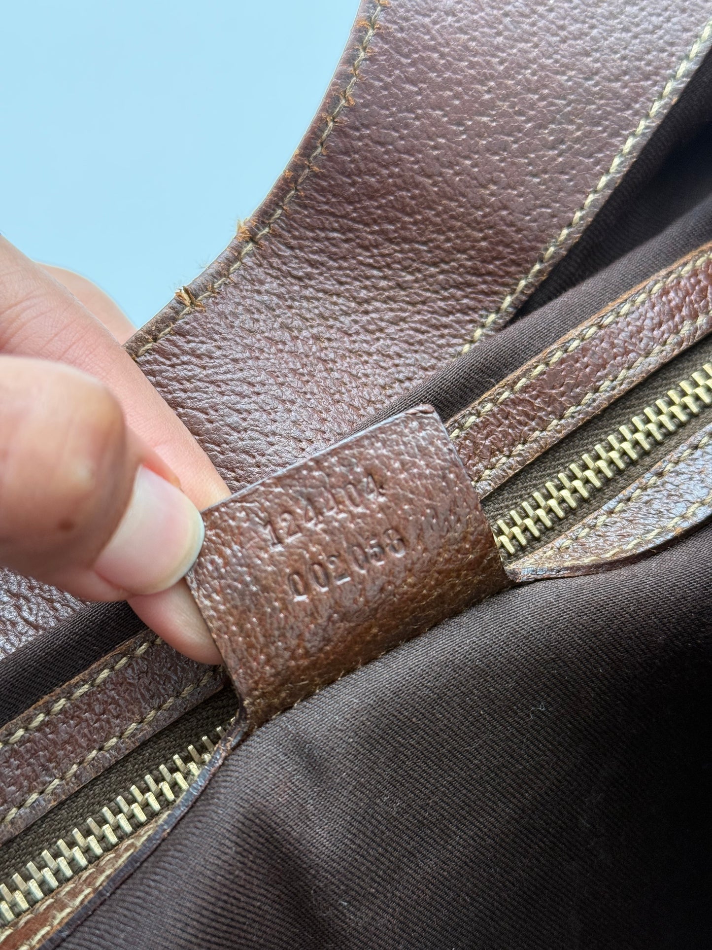 Gucci Monogram Canvas Shoulder Bag