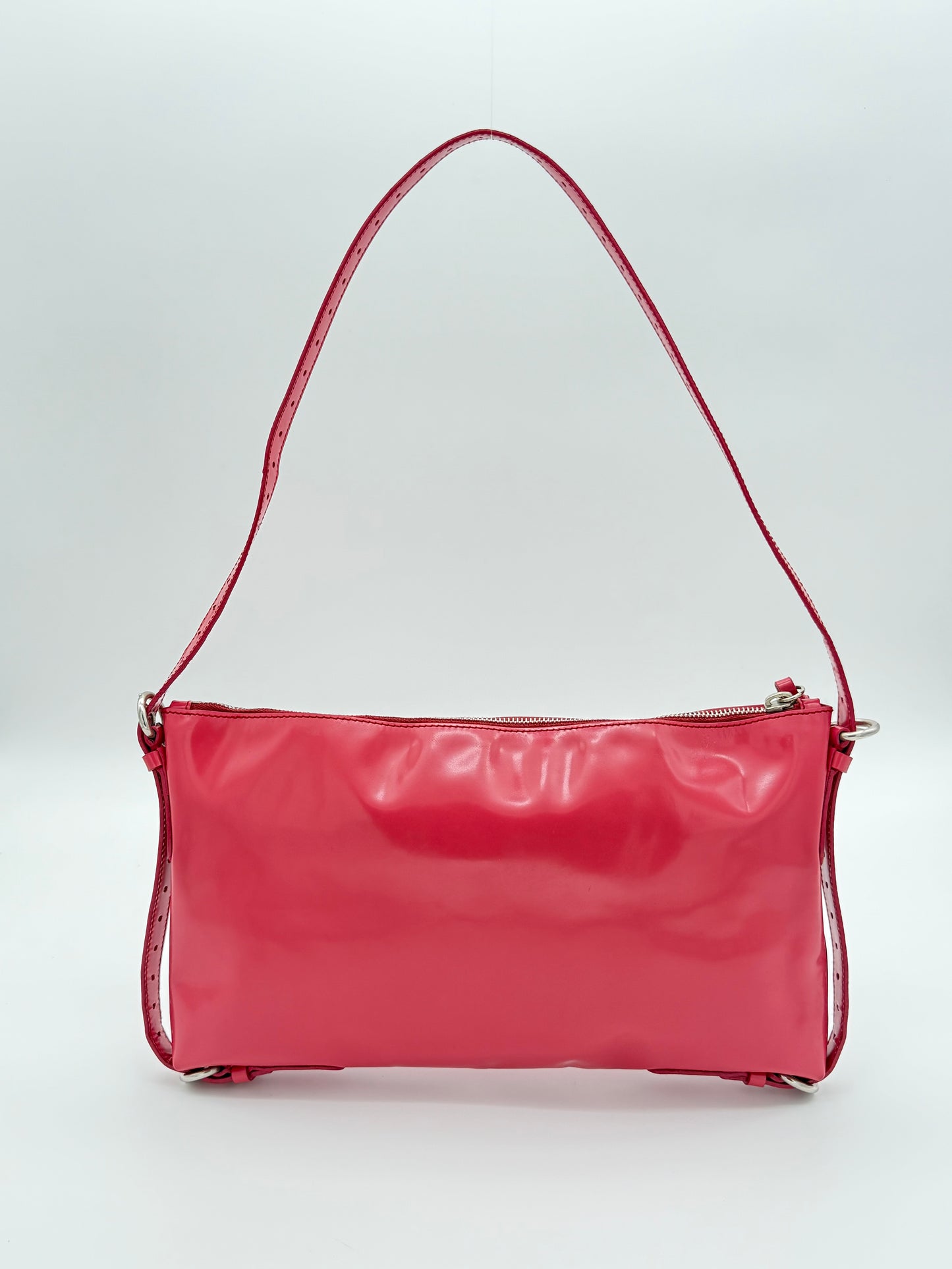 Miu Miu Pink Patent Leather Shoulder Bag