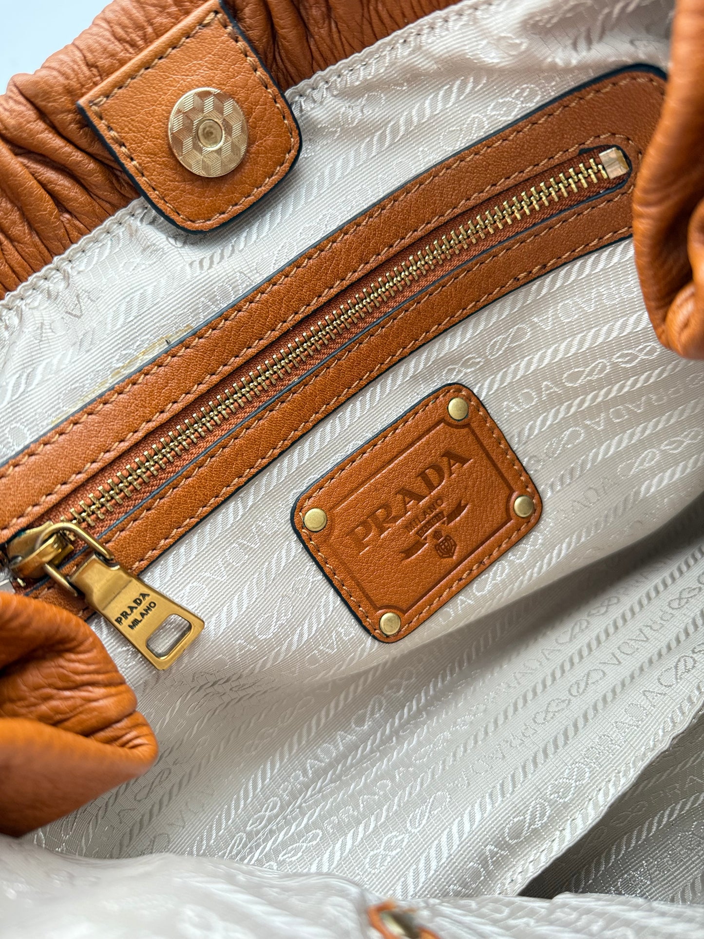 Prada Vitello Shoulder Bag