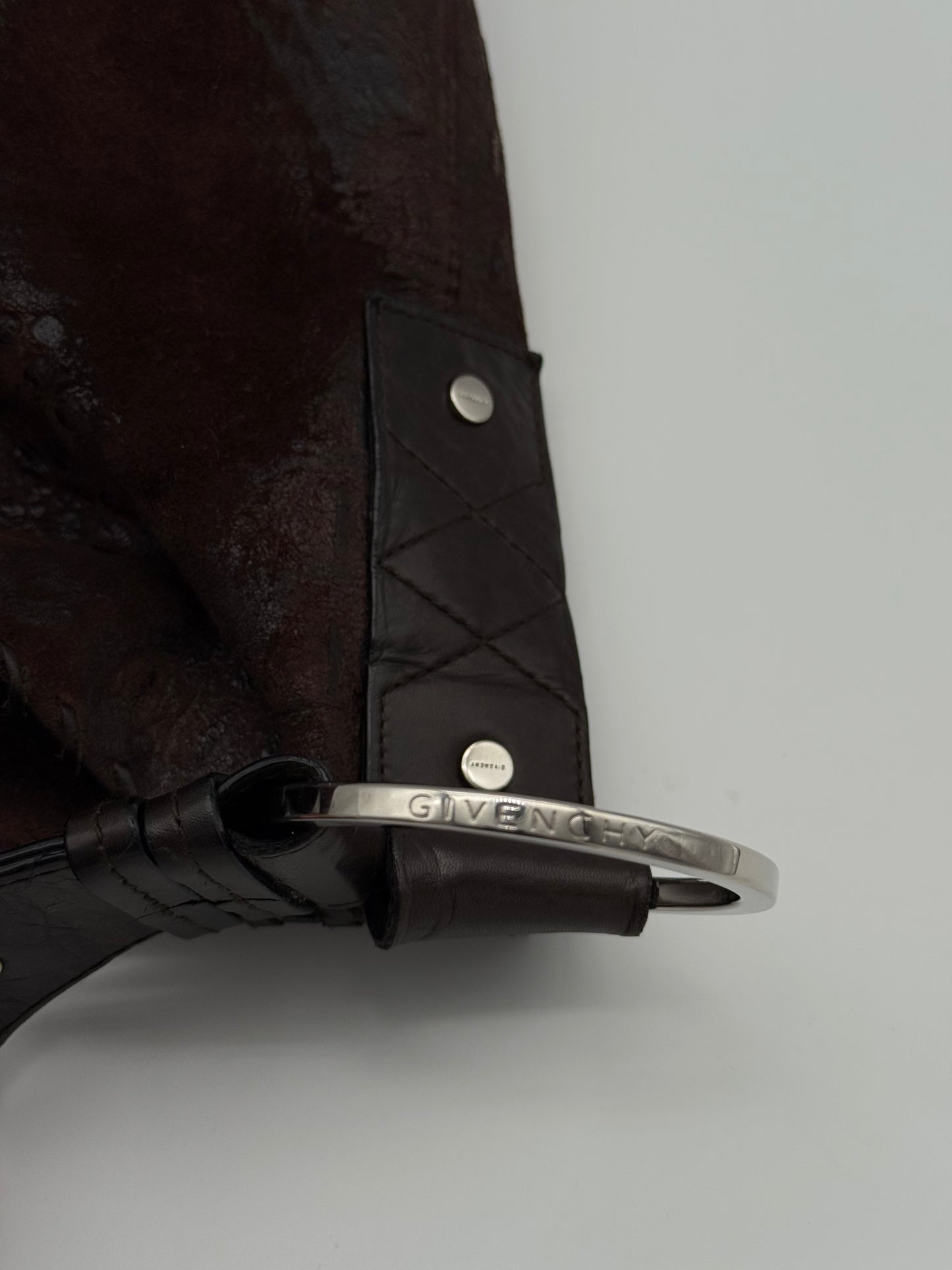 Givenchy burgundy Suede Shoulder Bag