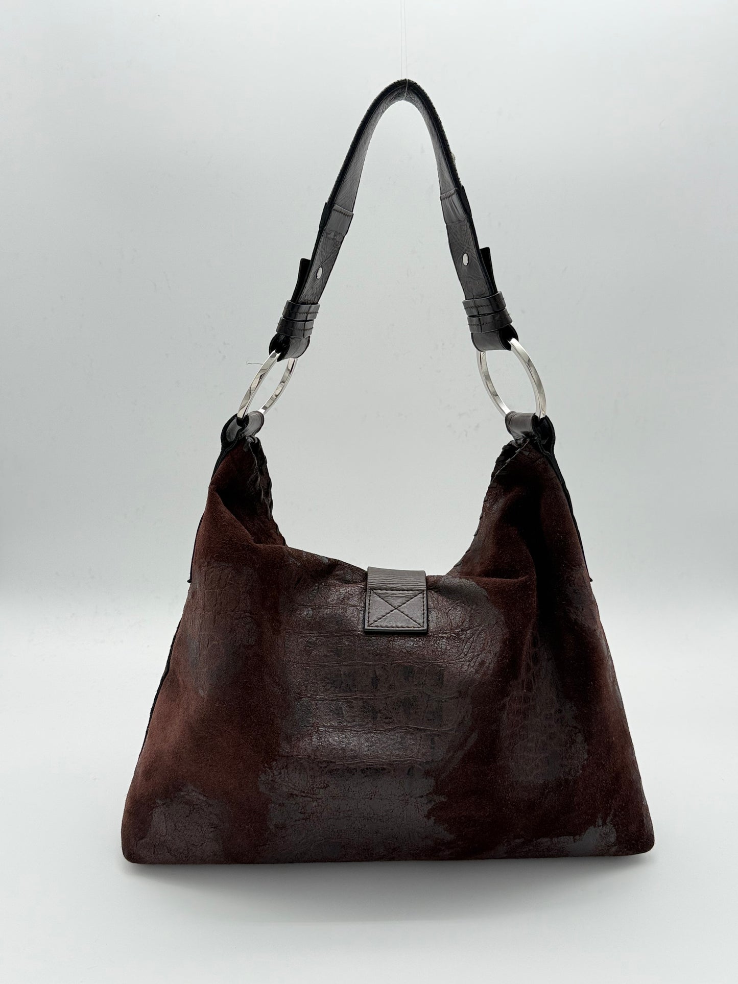 Givenchy burgundy Suede Shoulder Bag