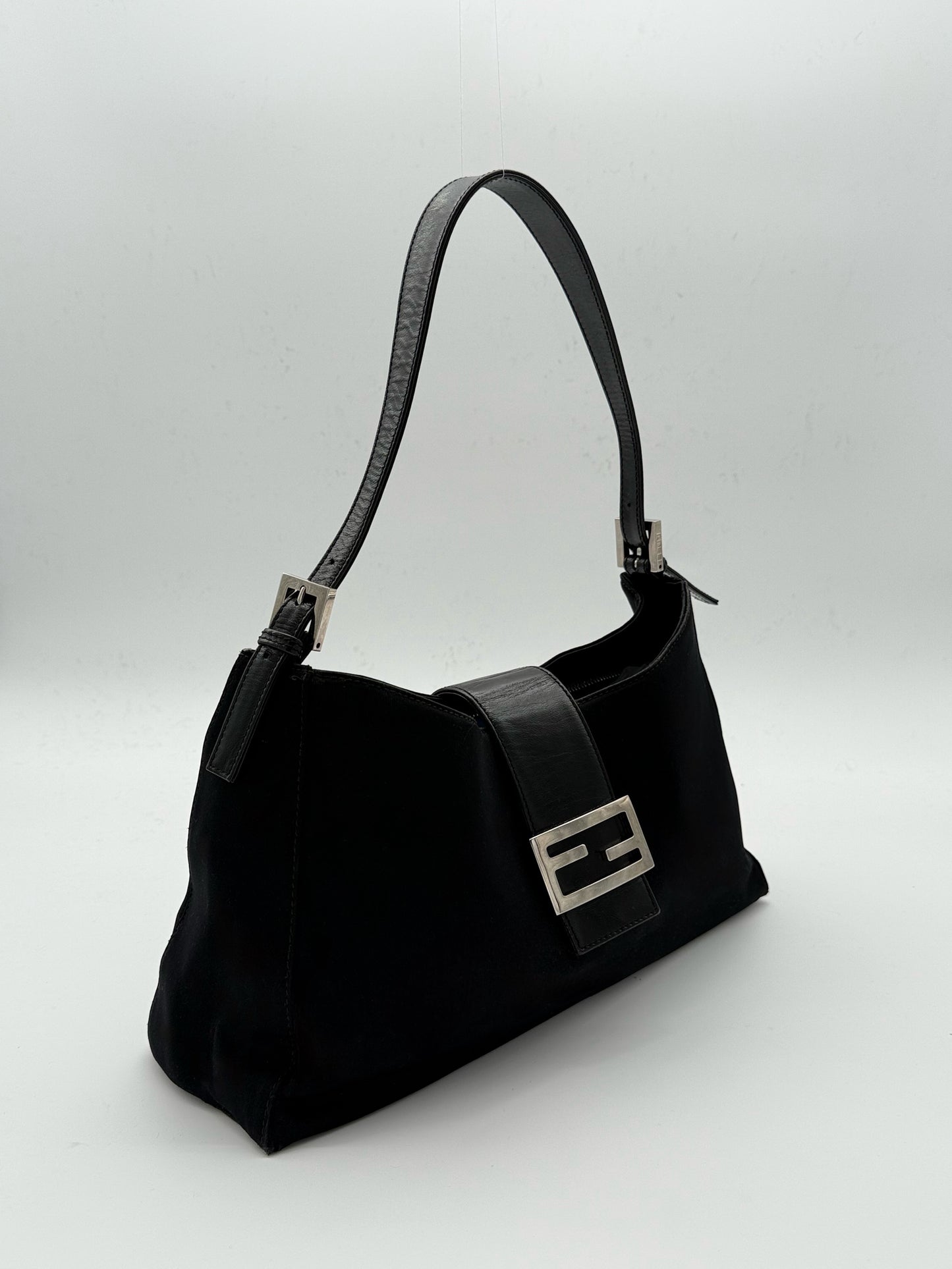 Fendi Baguette canvas Nylon HandBag