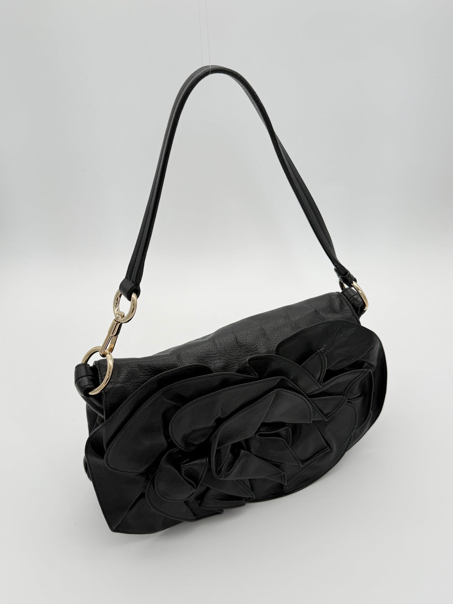 Yves Saint Laurent Nadja Floral Shoulder Bag