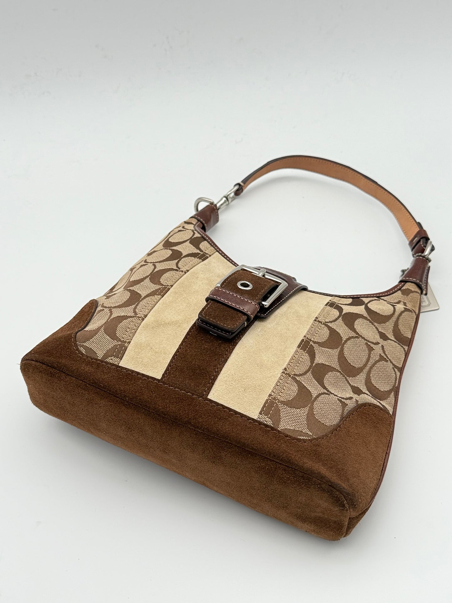 Coach Signature Buckle Shoulder Bag