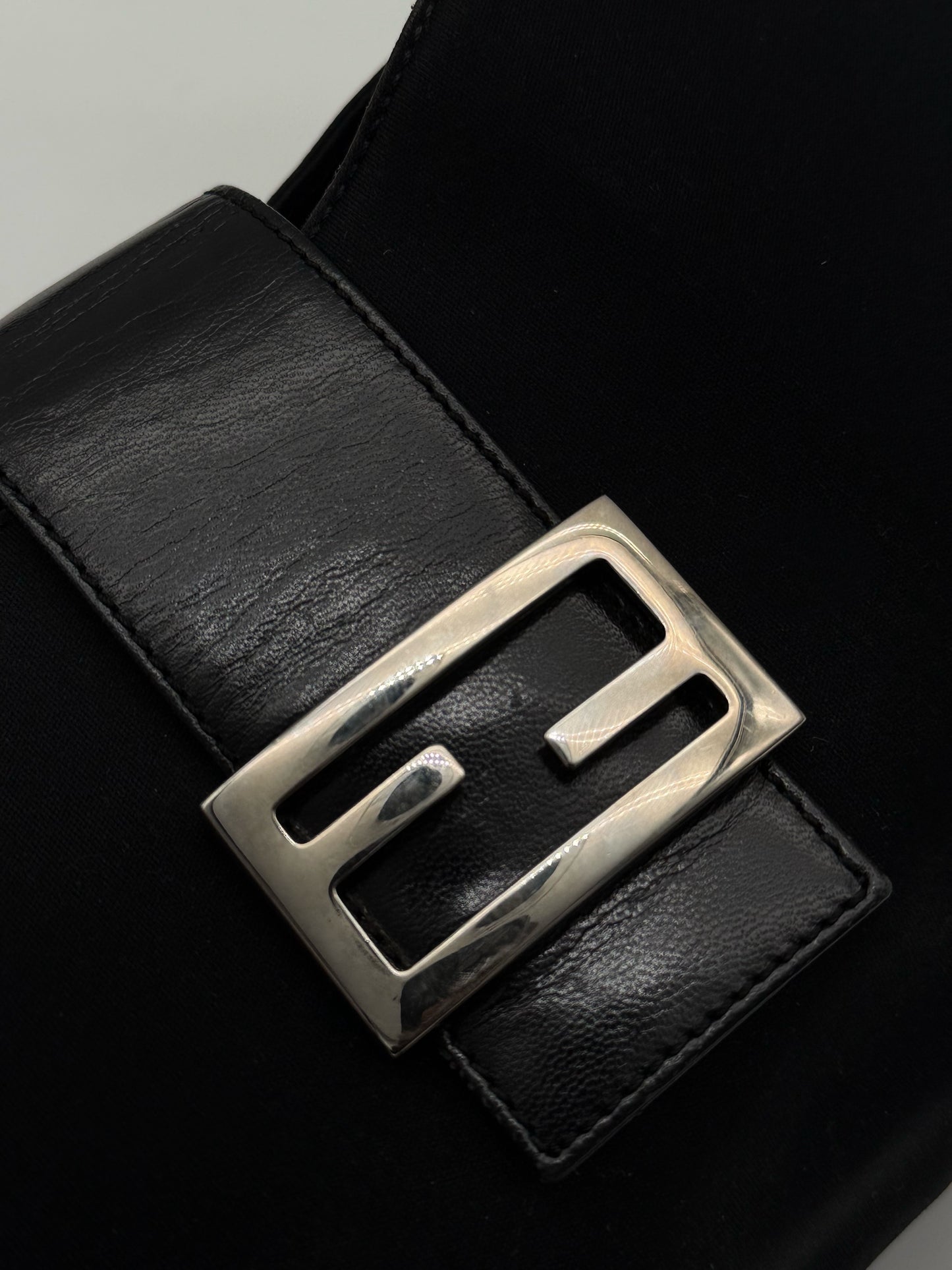 Fendi Baguette canvas Nylon HandBag