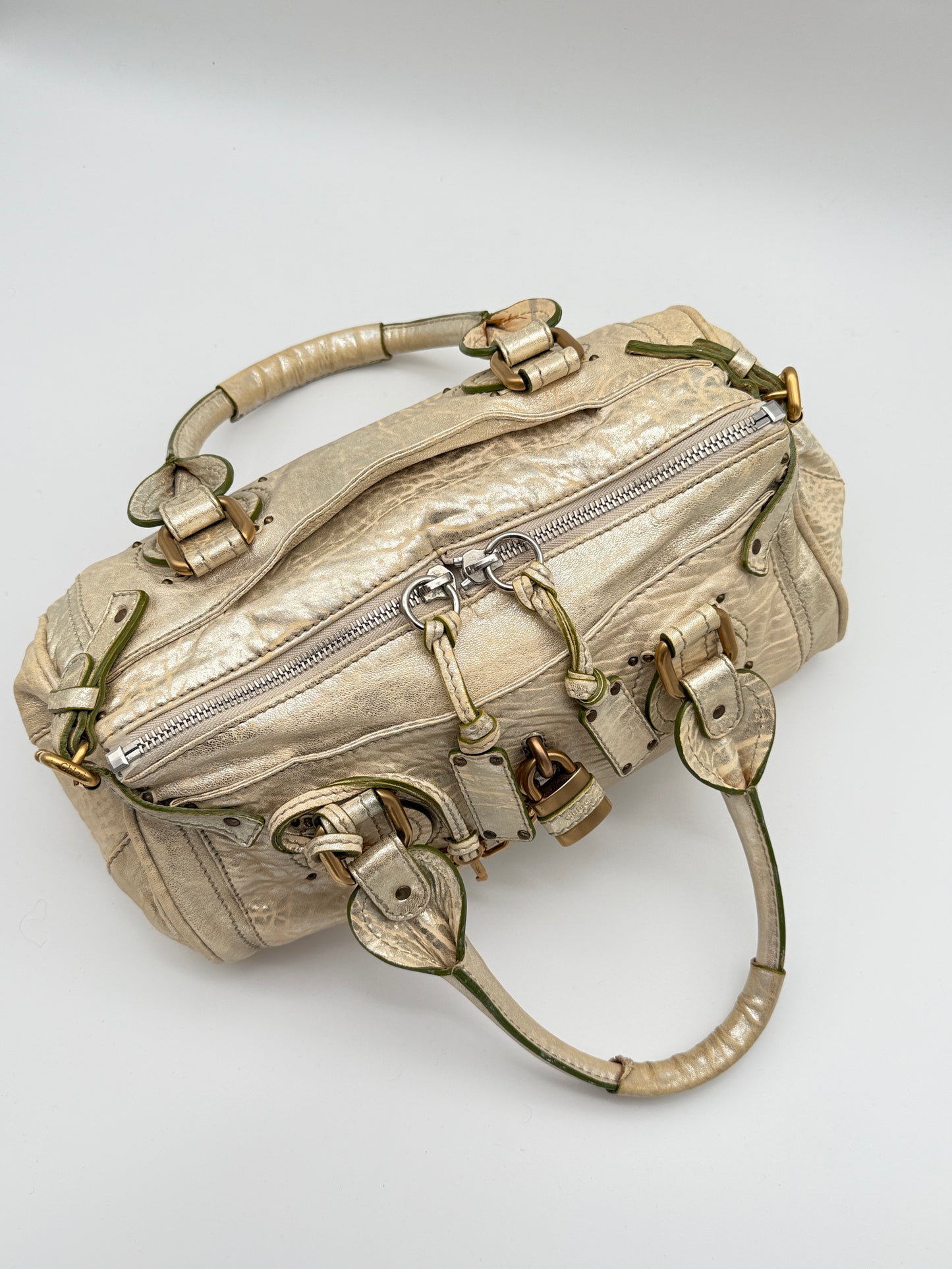 Chloé Paddington Metallic Gold Bag
