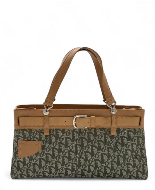 Christian Dior Diorissimo shoulder Bag in Oblique Canvas