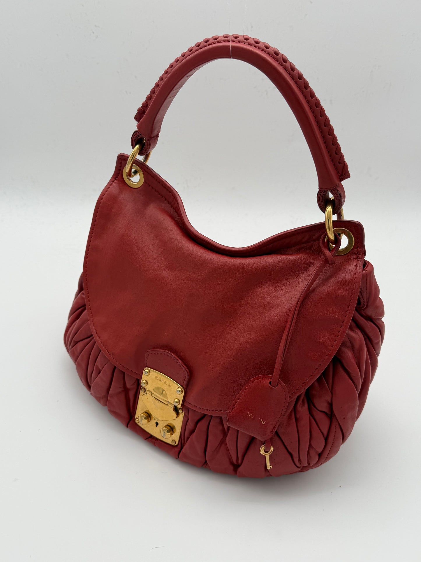 Miu Miu Matelassé Leather Flap Shoulder Bag