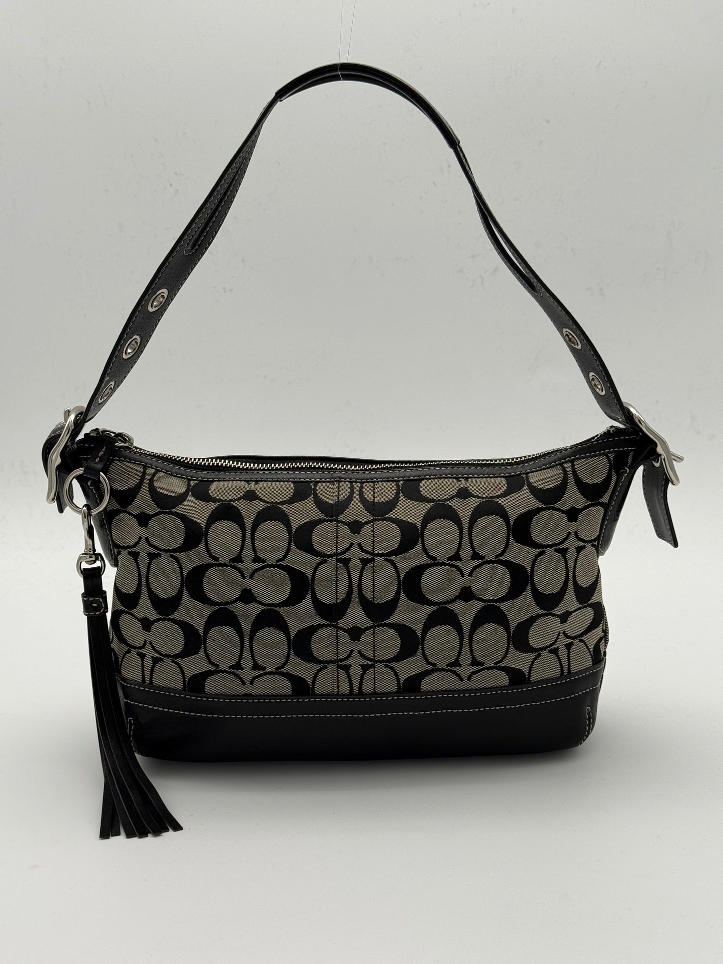 Coach Signature Jacquard Shoulder Bag