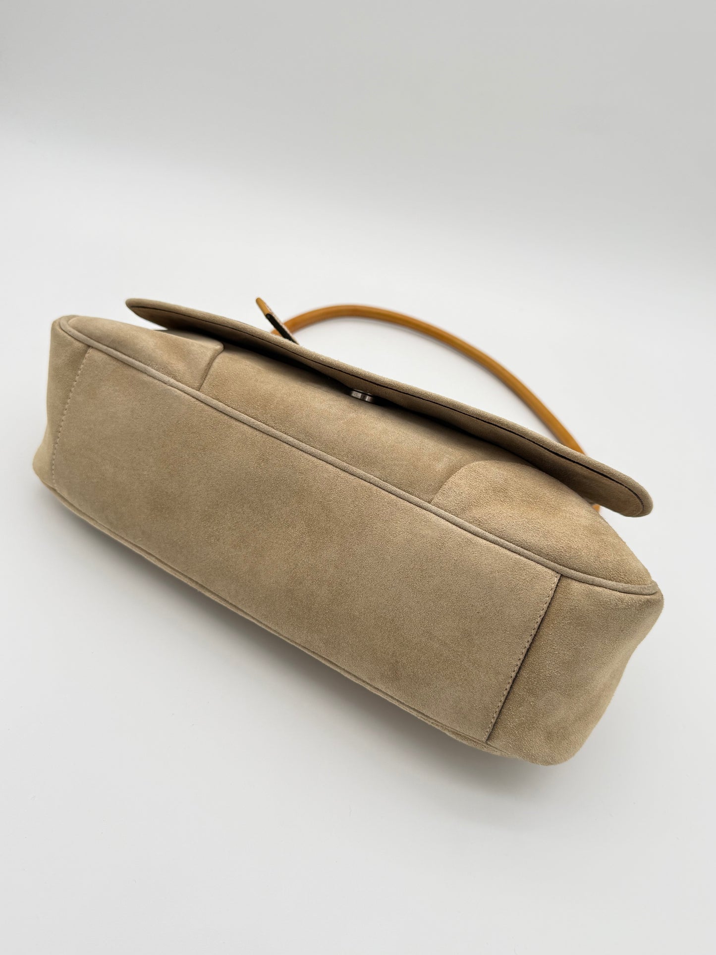 Prada Scamosciato Suede Shoulder Bag