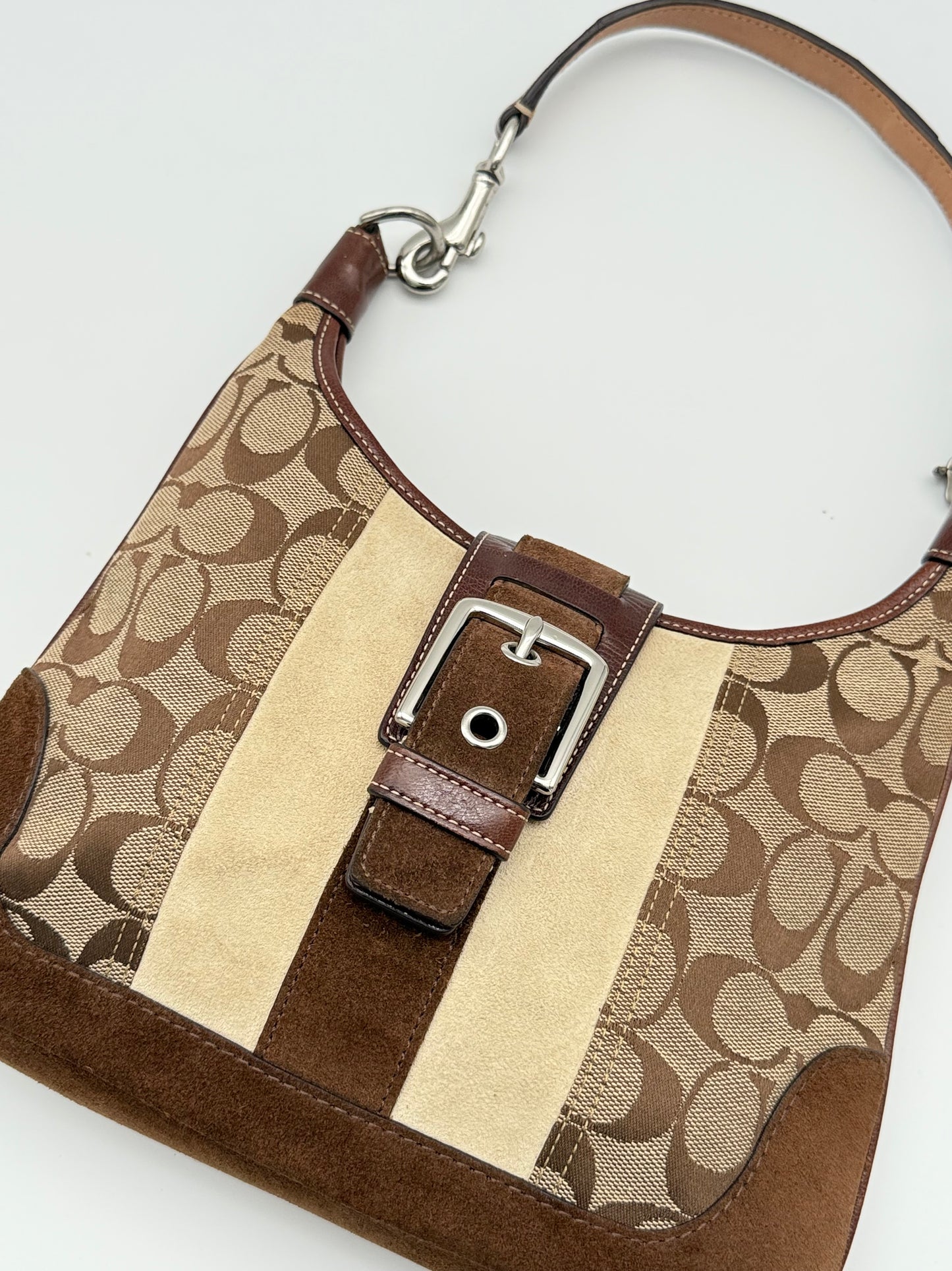Coach Signature Buckle Shoulder Bag