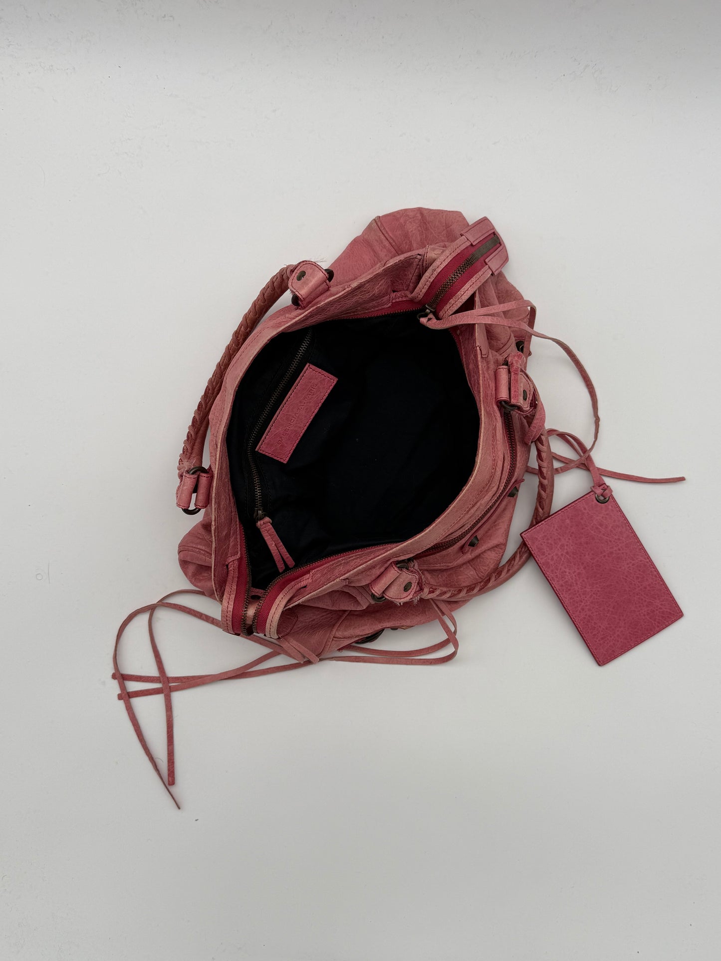 Balenciaga Classic City Bag – Pink Leather