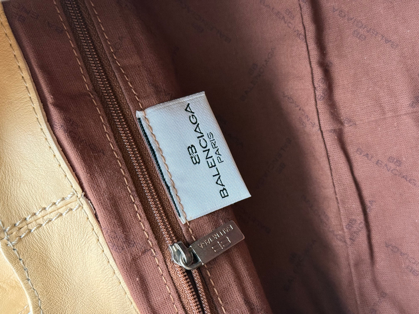 Balenciaga Butter Yellow Shoulder Bag