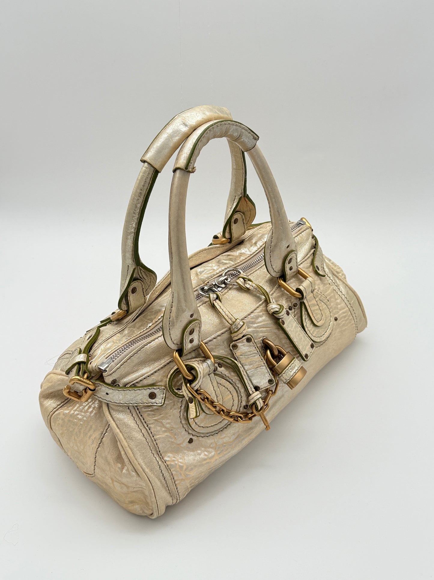 Chloé Paddington Metallic Gold Bag
