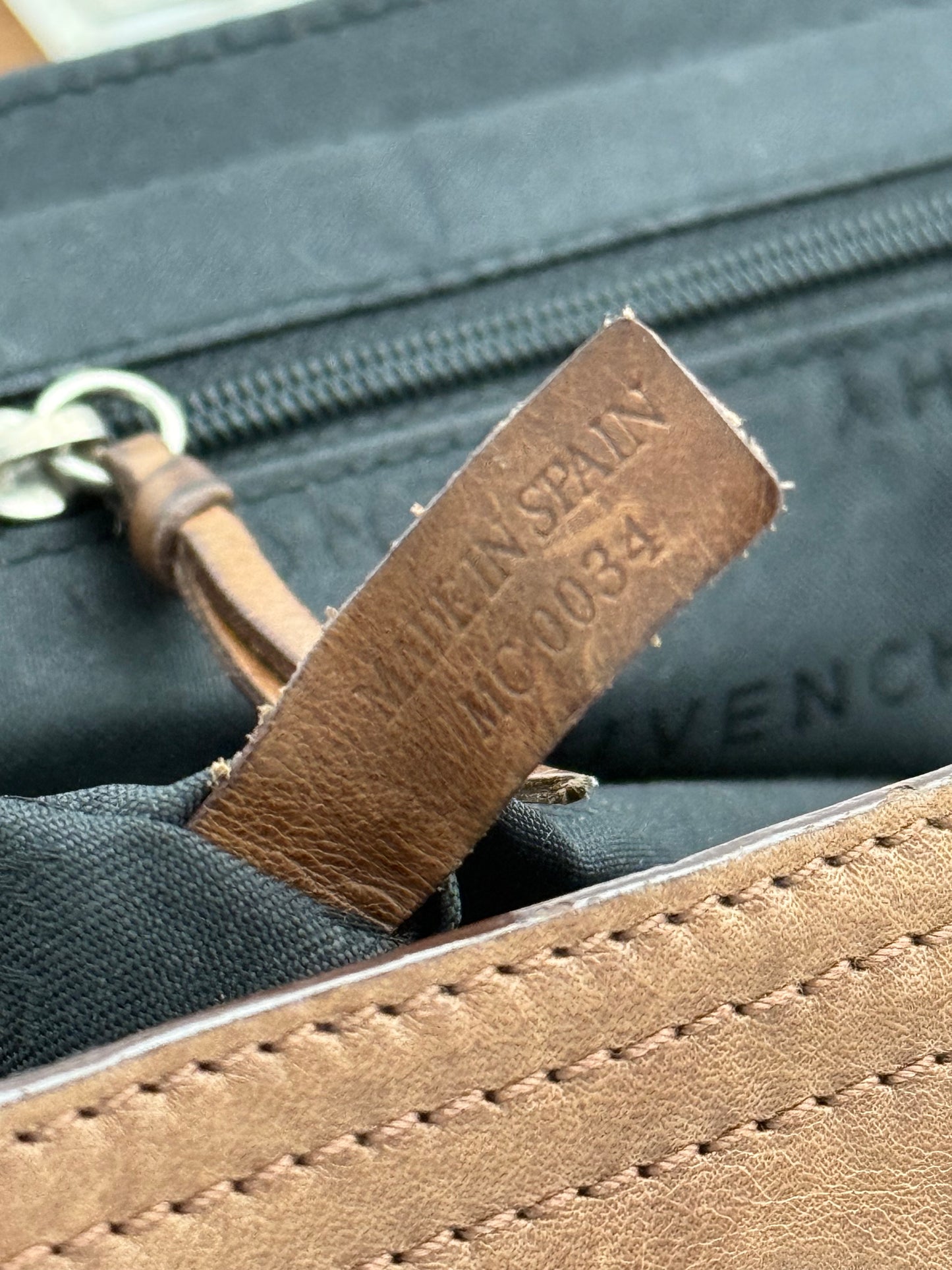 Givenchy Crinkled Leather Shoulder Bag