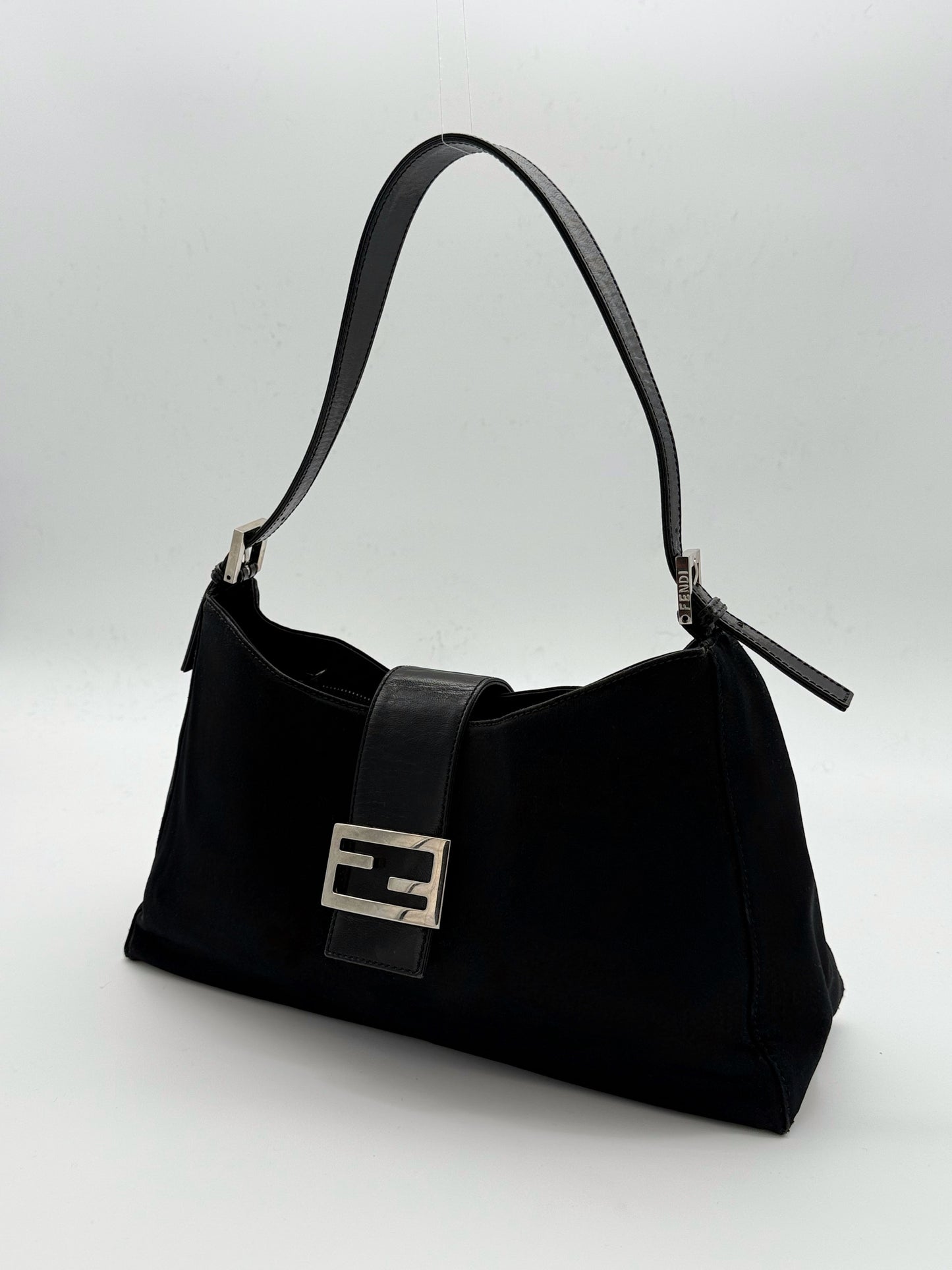 Fendi Baguette canvas Nylon HandBag