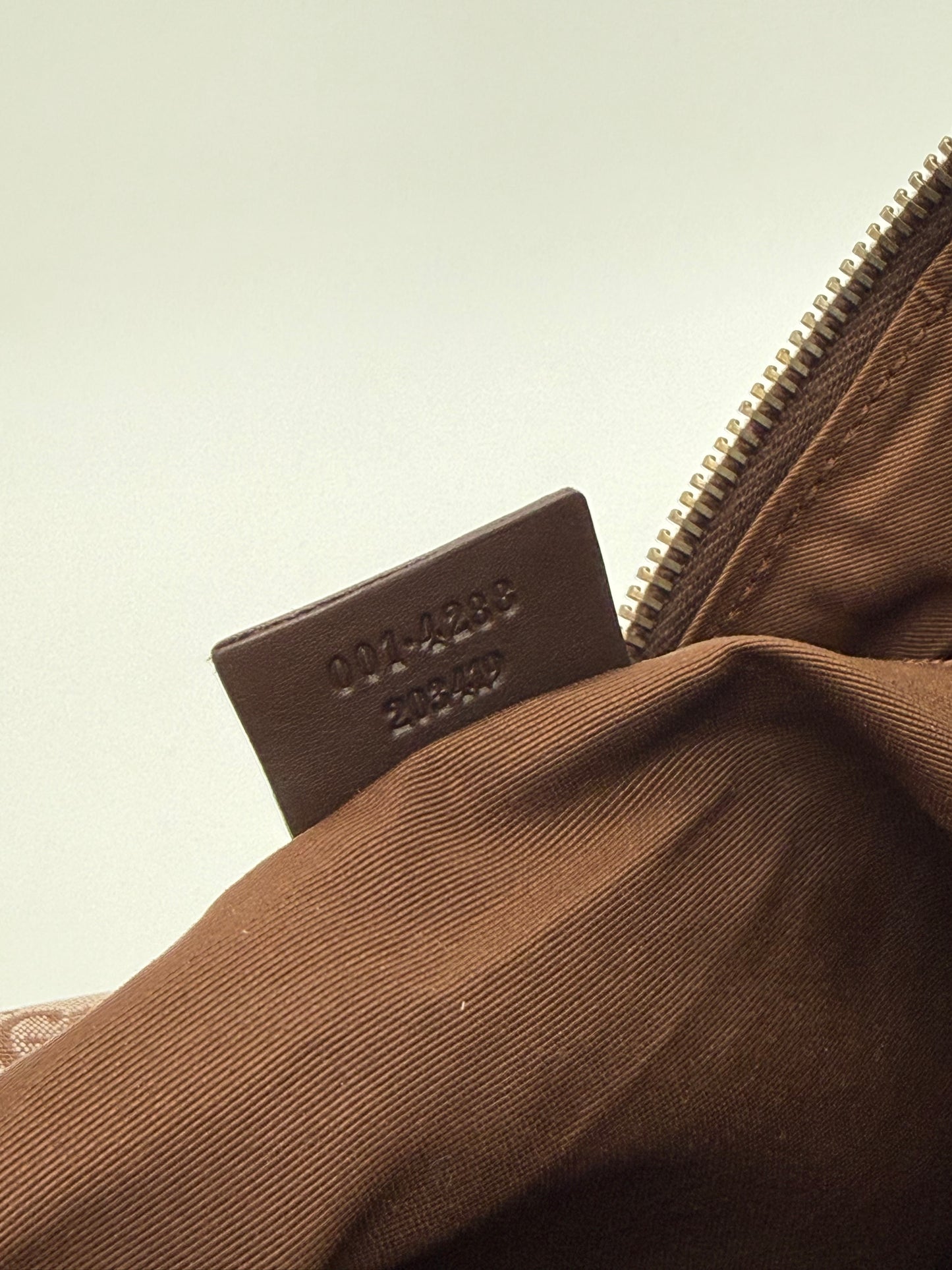 Gucci GG Canvas Hobo Bag Brown